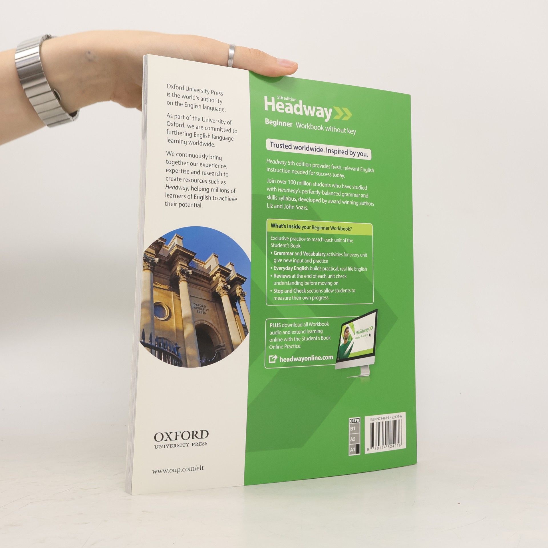 Liz Soars Headway: Fifth Edition Beginner: Workbook Without Answer Key