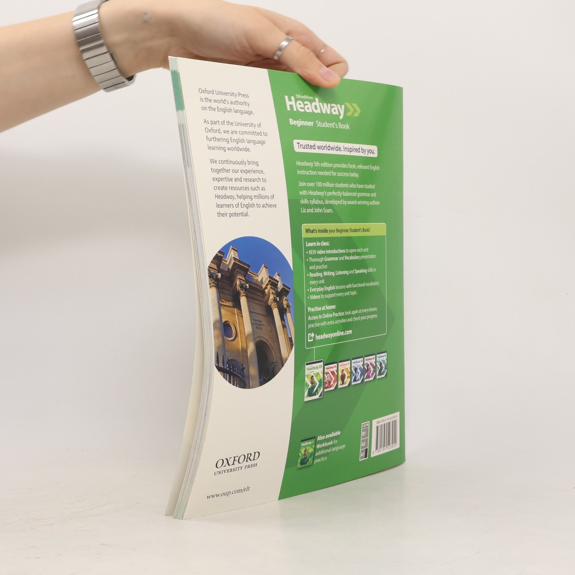 Liz Soars New Headway Fifth edition Beginner:Student´s Book+Online practice