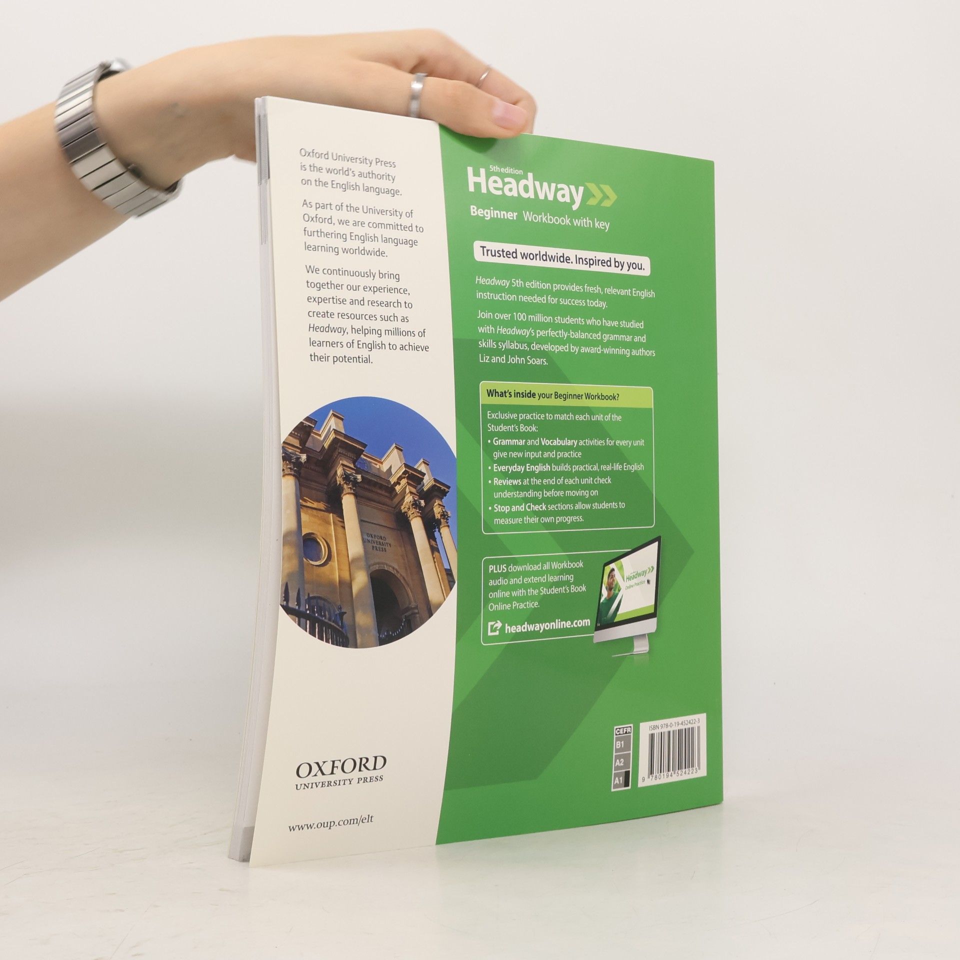 Liz Soars New Headway Fifth edition Beginner:Workbook with answer key