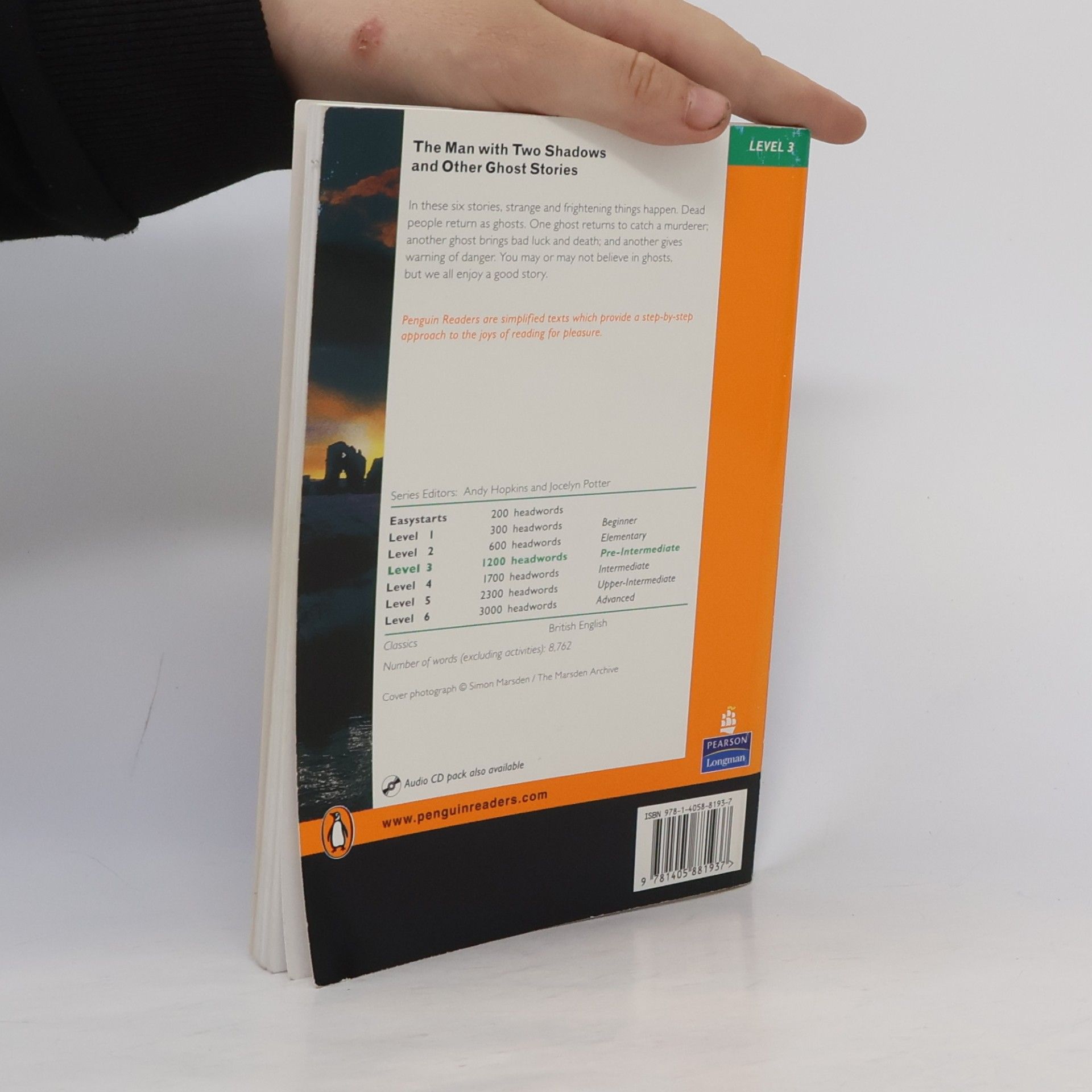 Pearson Education Man with Two Shadows and Other Ghost Stories, The, Level 3, Penguin Readers