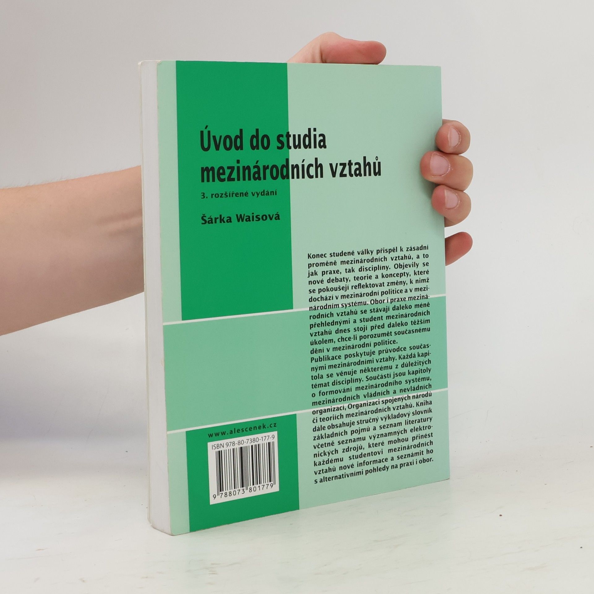 Šárka Waisová Úvod do studia mezinárodních vztahů
