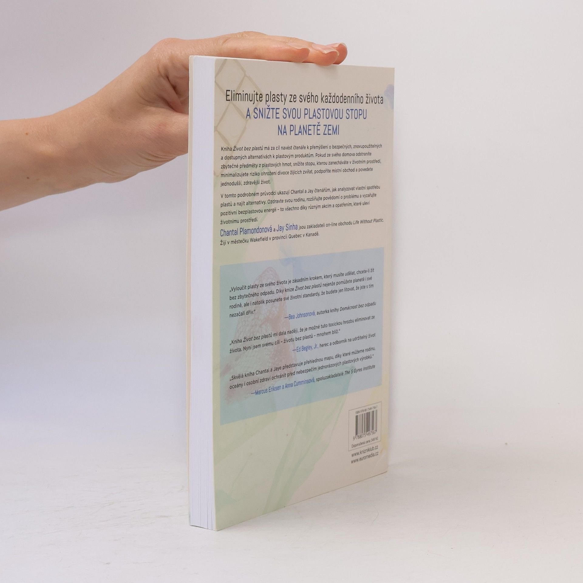 Chantal Plamondon Život bez plastů. Jak se vyhnout plastům v každodenním životě a ozdravit vlastní rodinu i naši planetu