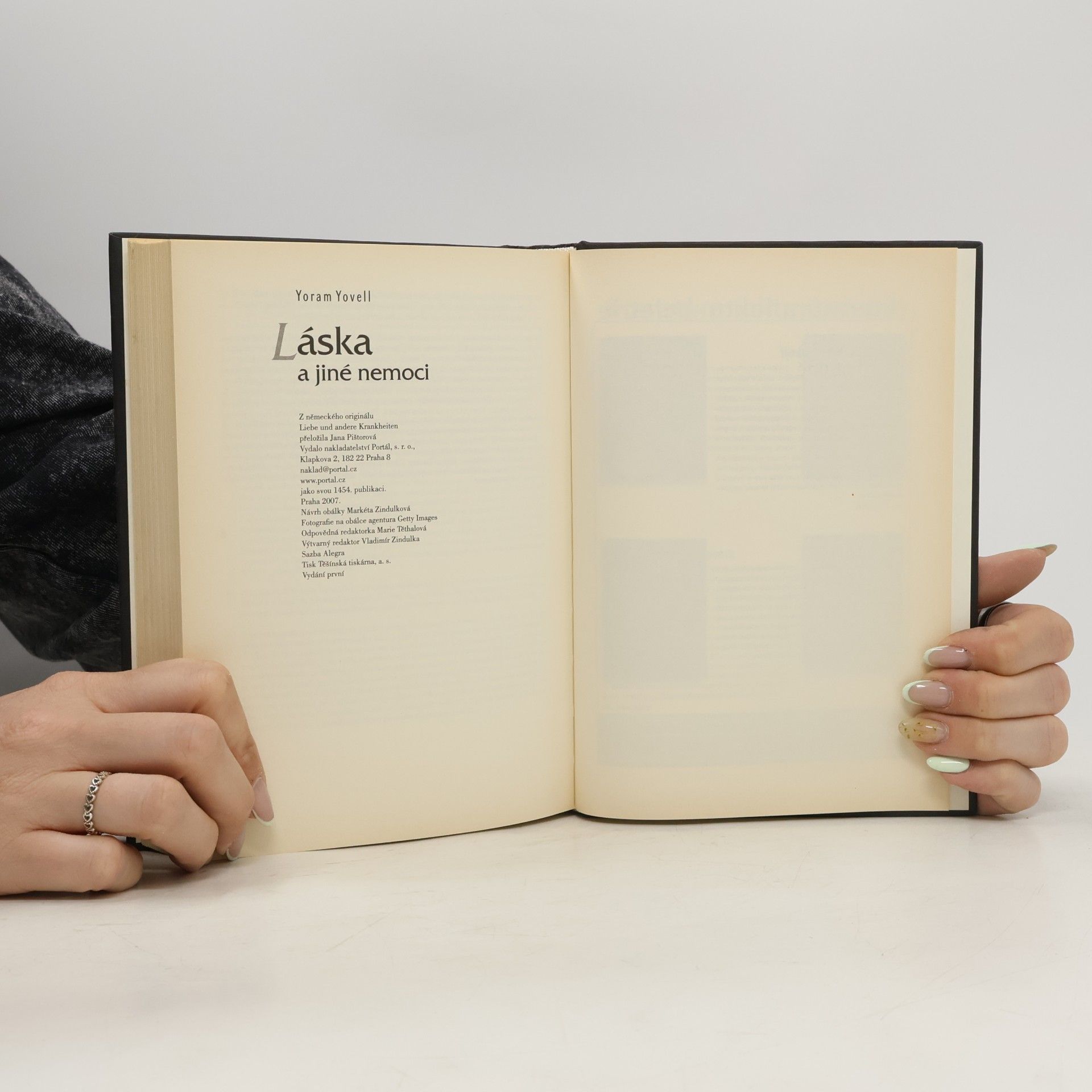 Yoram Yovell Láska a jiné nemoci