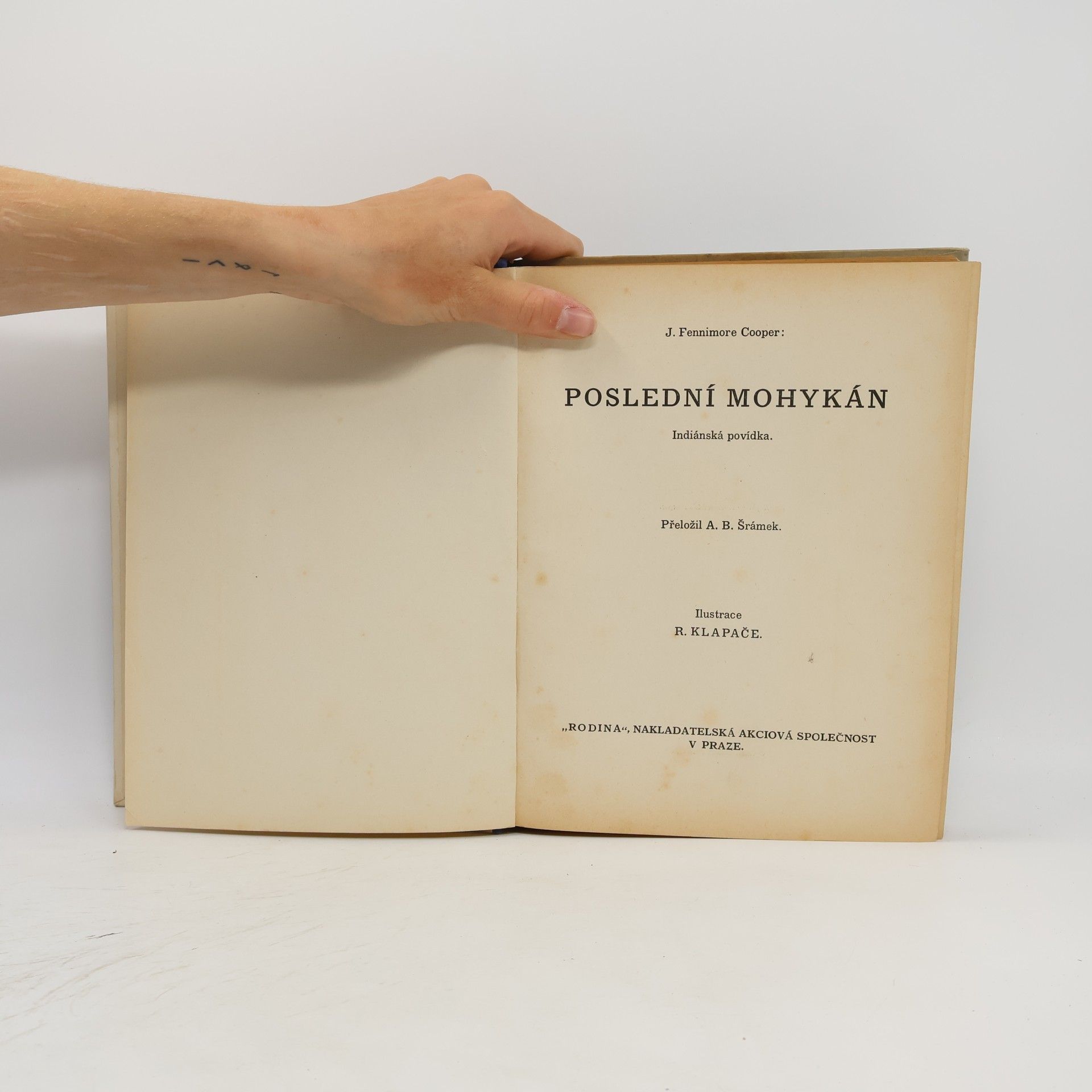James Fenimore Cooper Poslední Mohykán