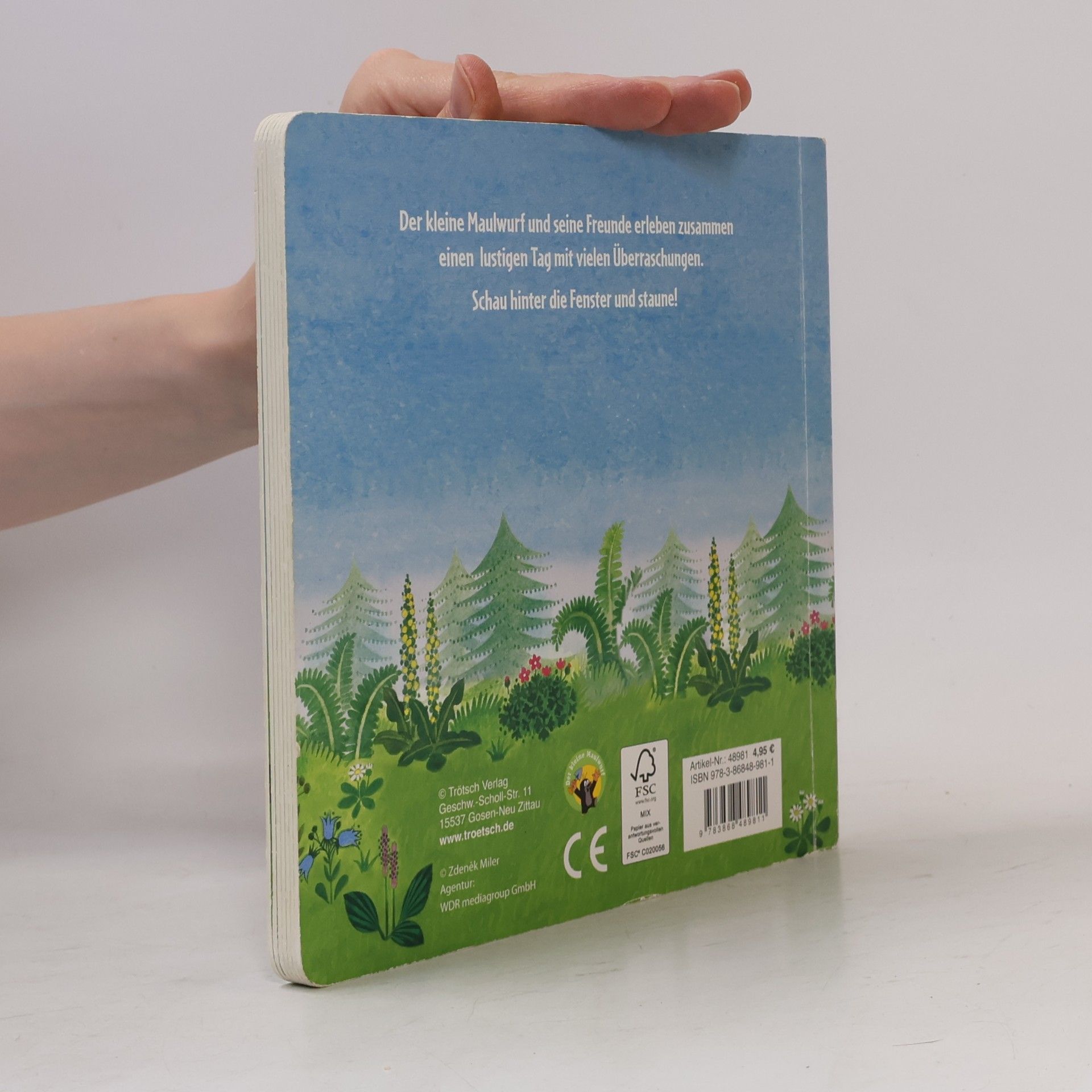 Zdeněk Miler Der kleine Maulwurf Fensterbuch