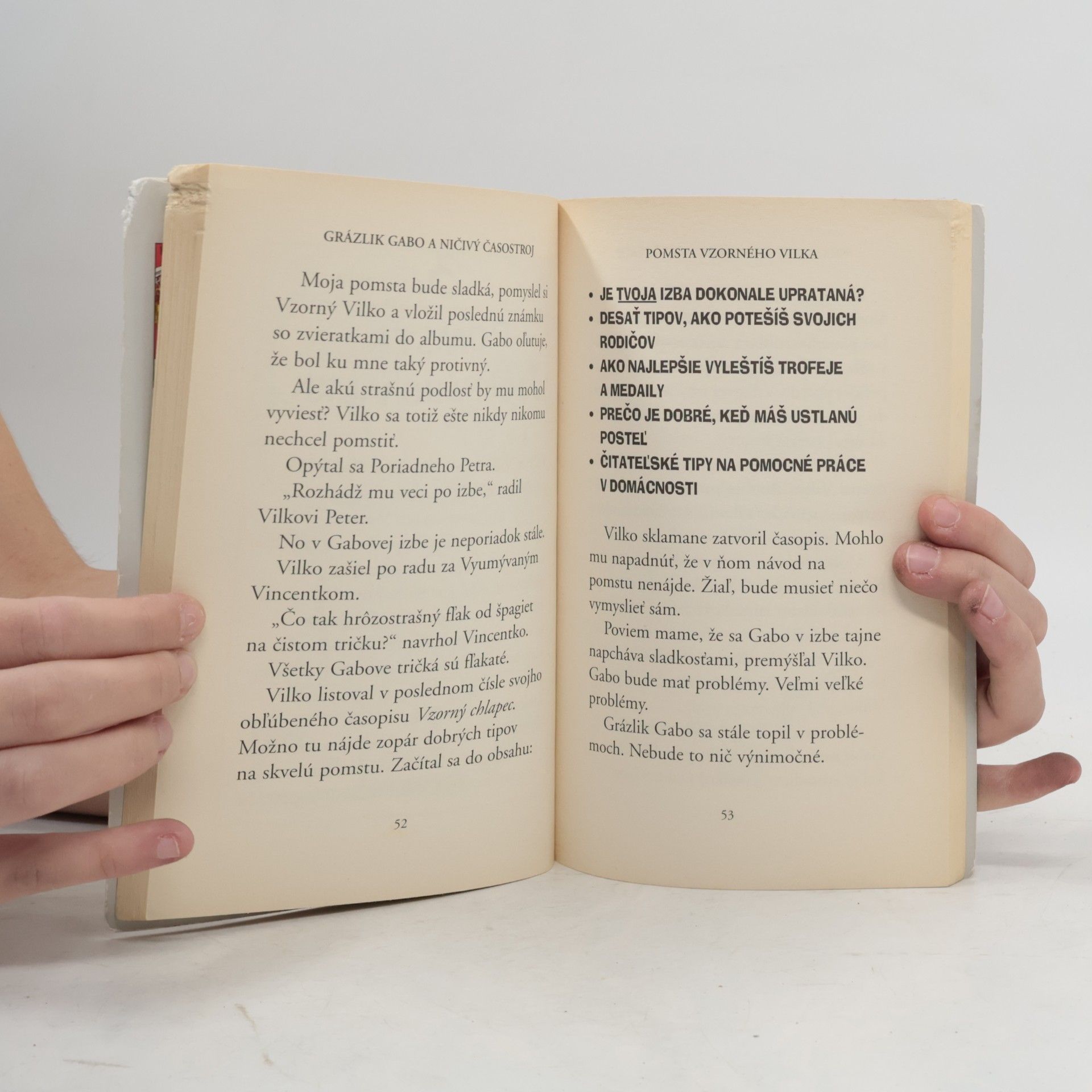 Francesca Simon Grázlik Gabo a ničivý časostroj