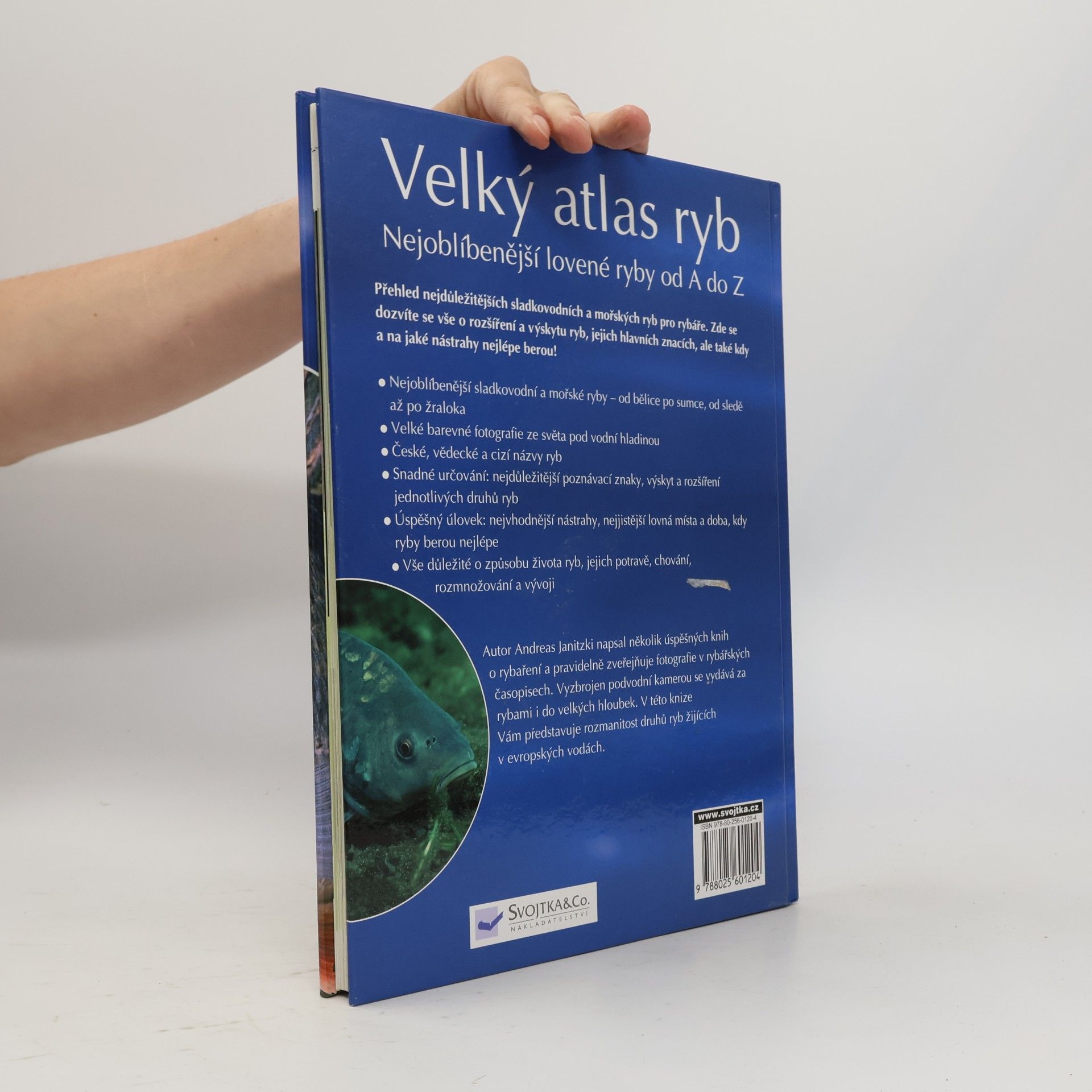Andreas Janitzki Velký atlas ryb : nejoblíbenější lovené ryby od A do Z