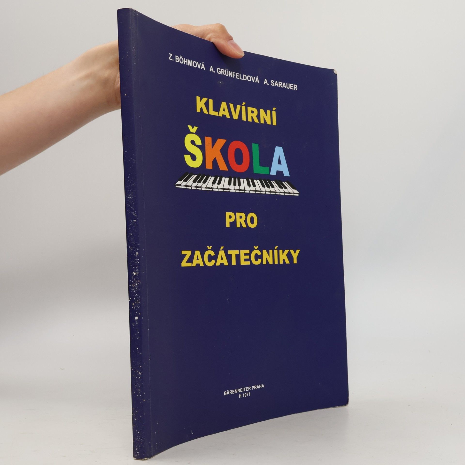 Zdeňka Bohmová Klavírní škola pro začátečníky