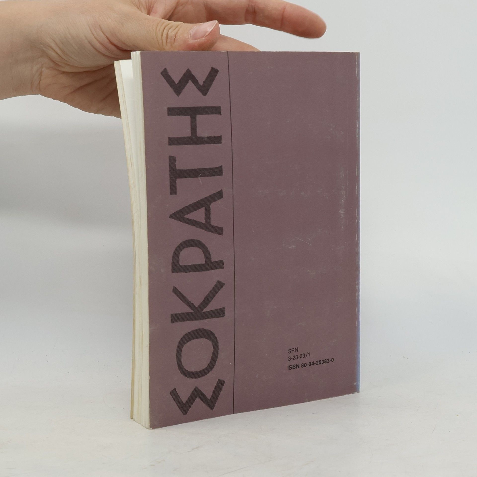 Jan Patočka Sókratés. Přednášky z antické filosofie
