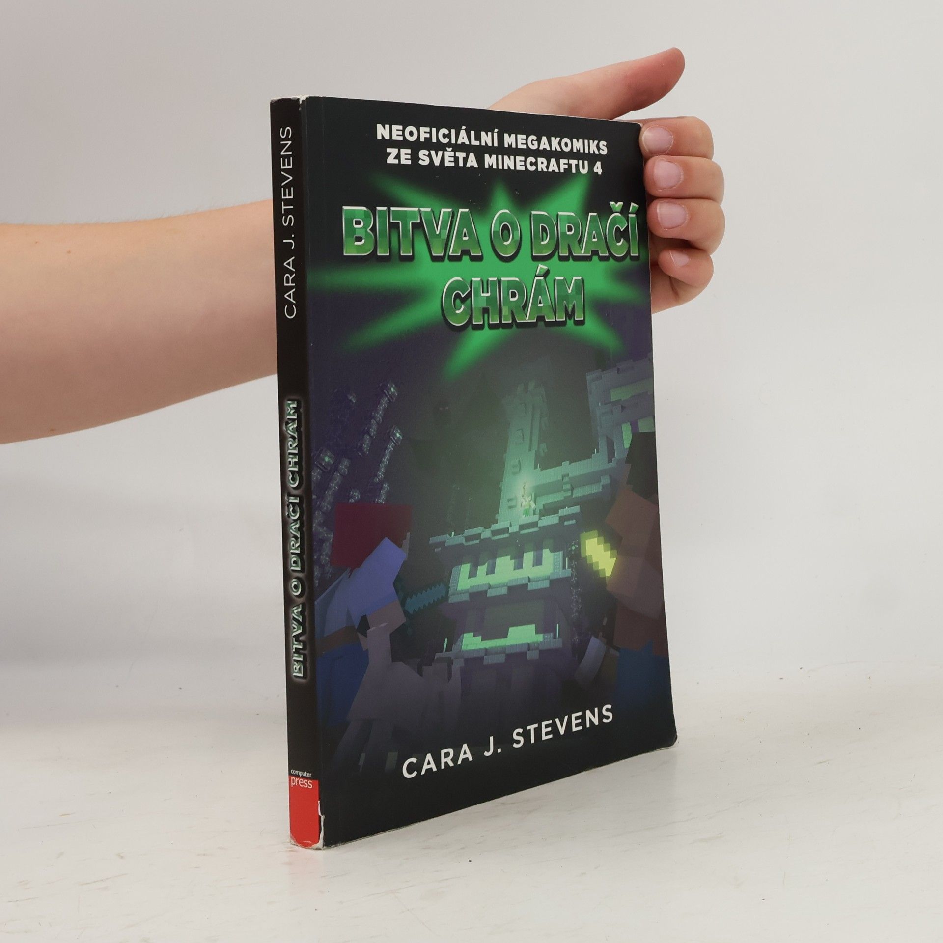 Cara J. Stevens Bitva o dračí chrám: Neoficiální megakomiks ze světa Minecraftu 4