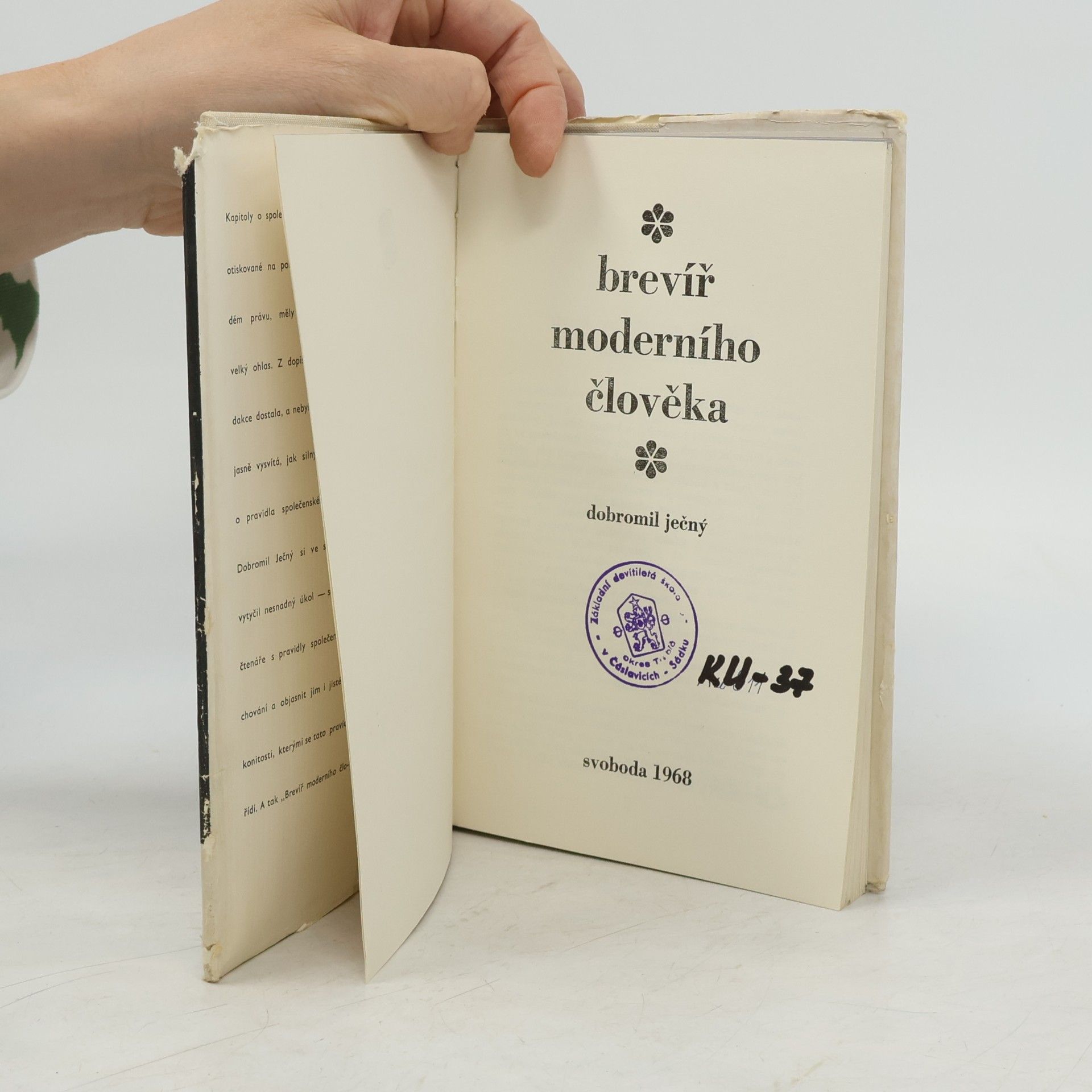 Dobromil Ječný Brevíř moderního člověka