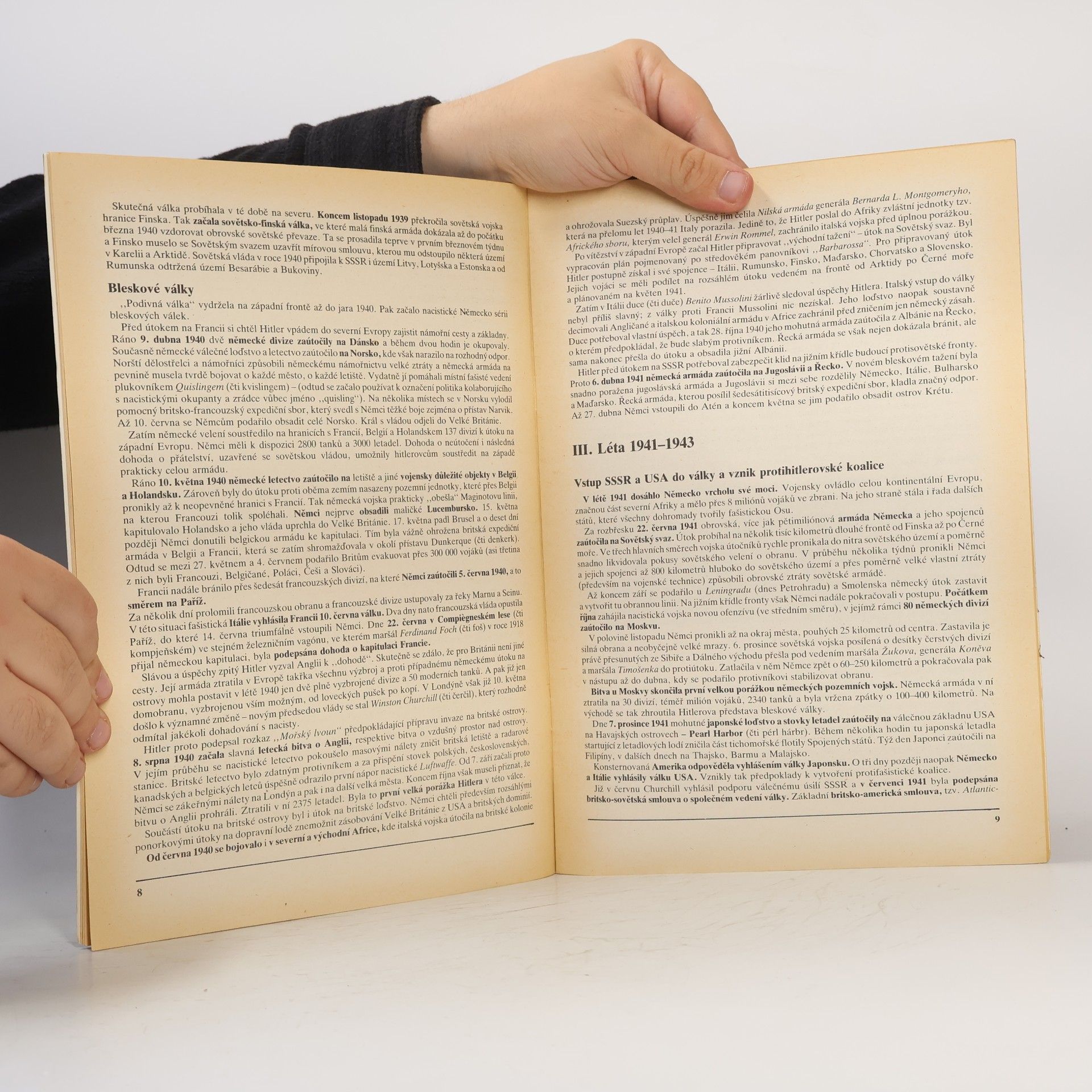 Miroslav Tejchman Druhá světová válka (1939-1945) : učební text pro žáky 7.-9. roč. zákl. škol