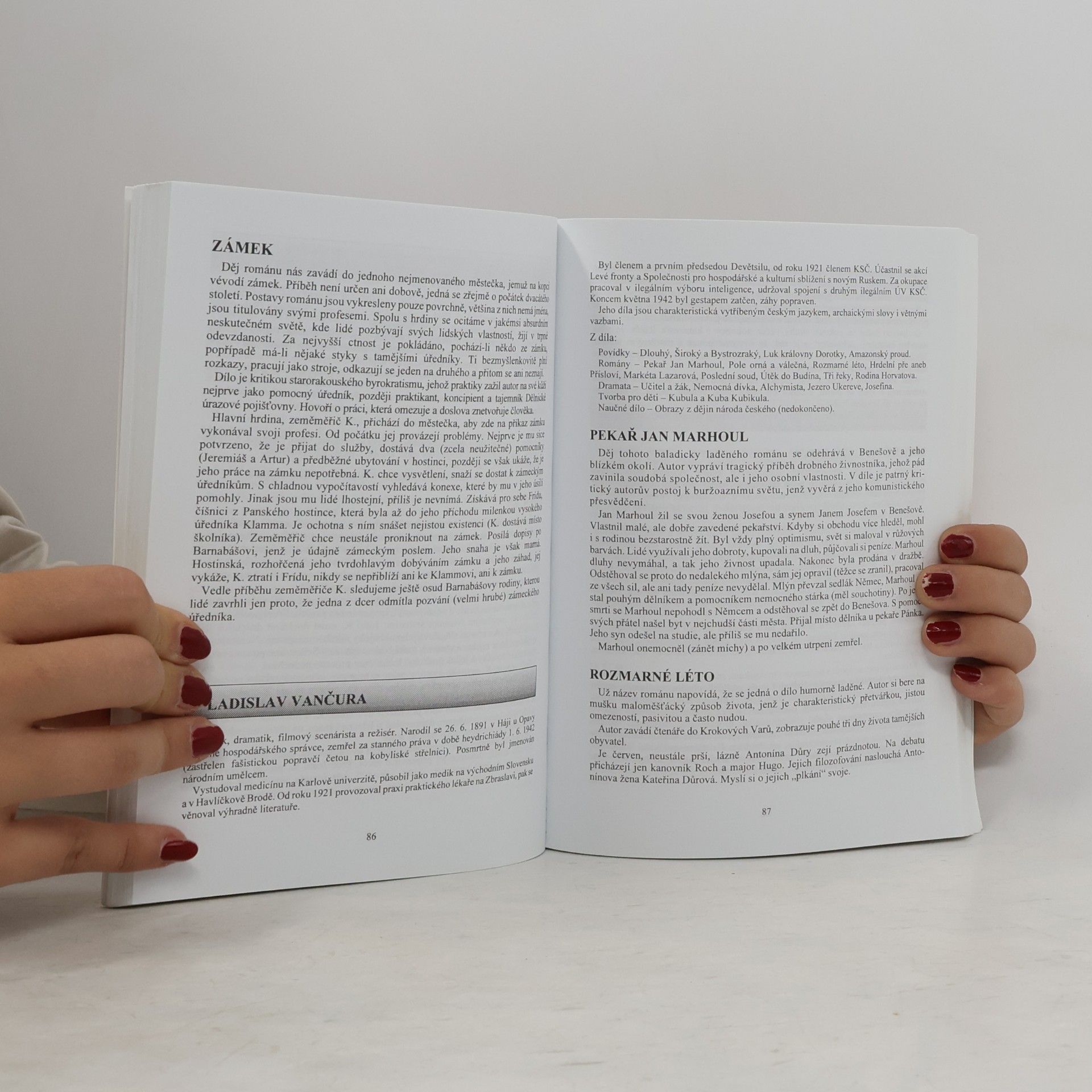 Libuše Ulrichová Obsahy z děl české literatury