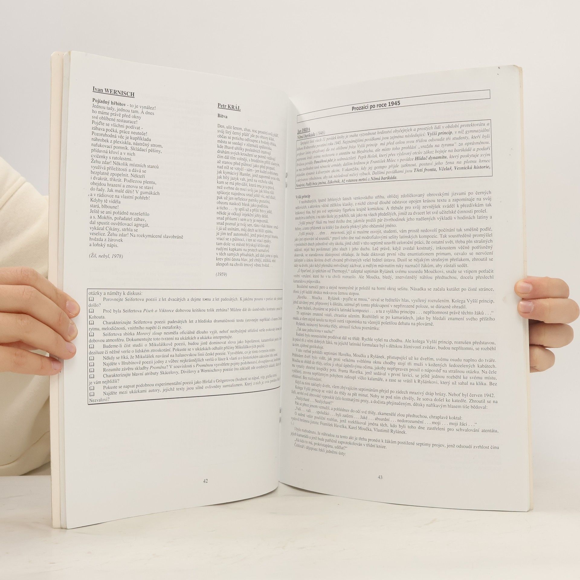 Vladimír Prokop Čítanka k přehledu české literatury 20. století