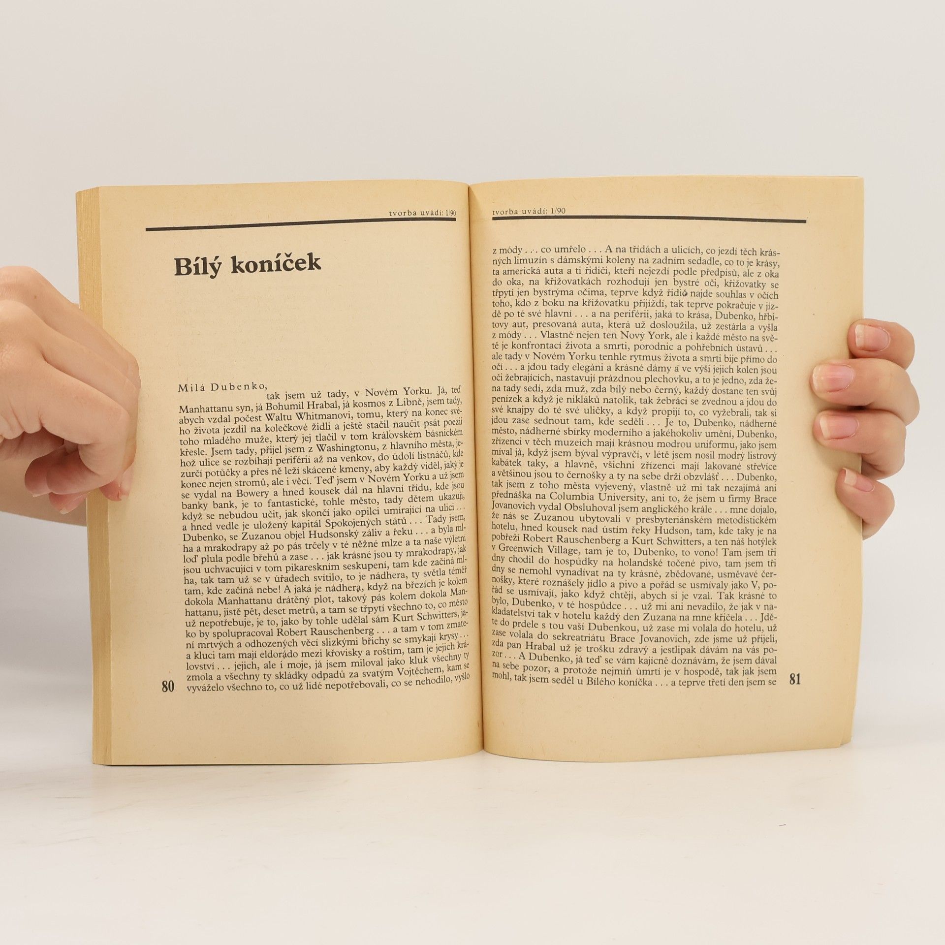 Bohumil Hrabal Listopadový uragán