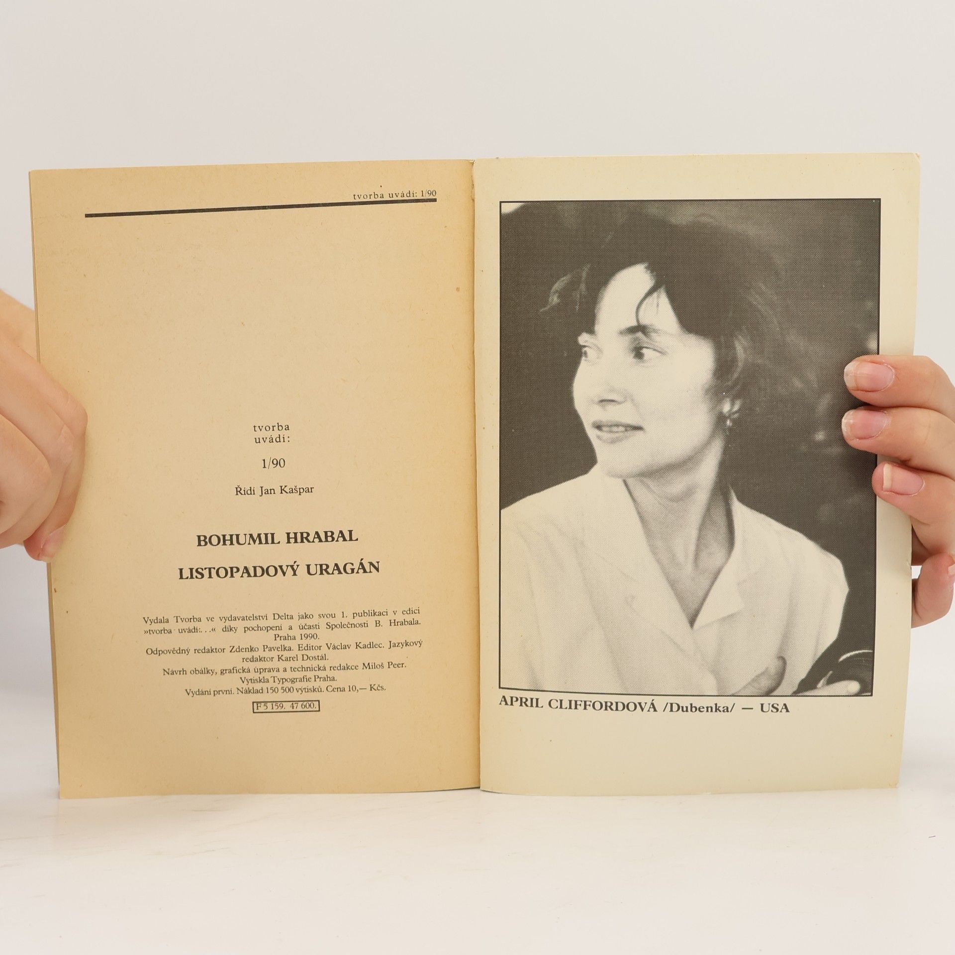 Bohumil Hrabal Listopadový uragán
