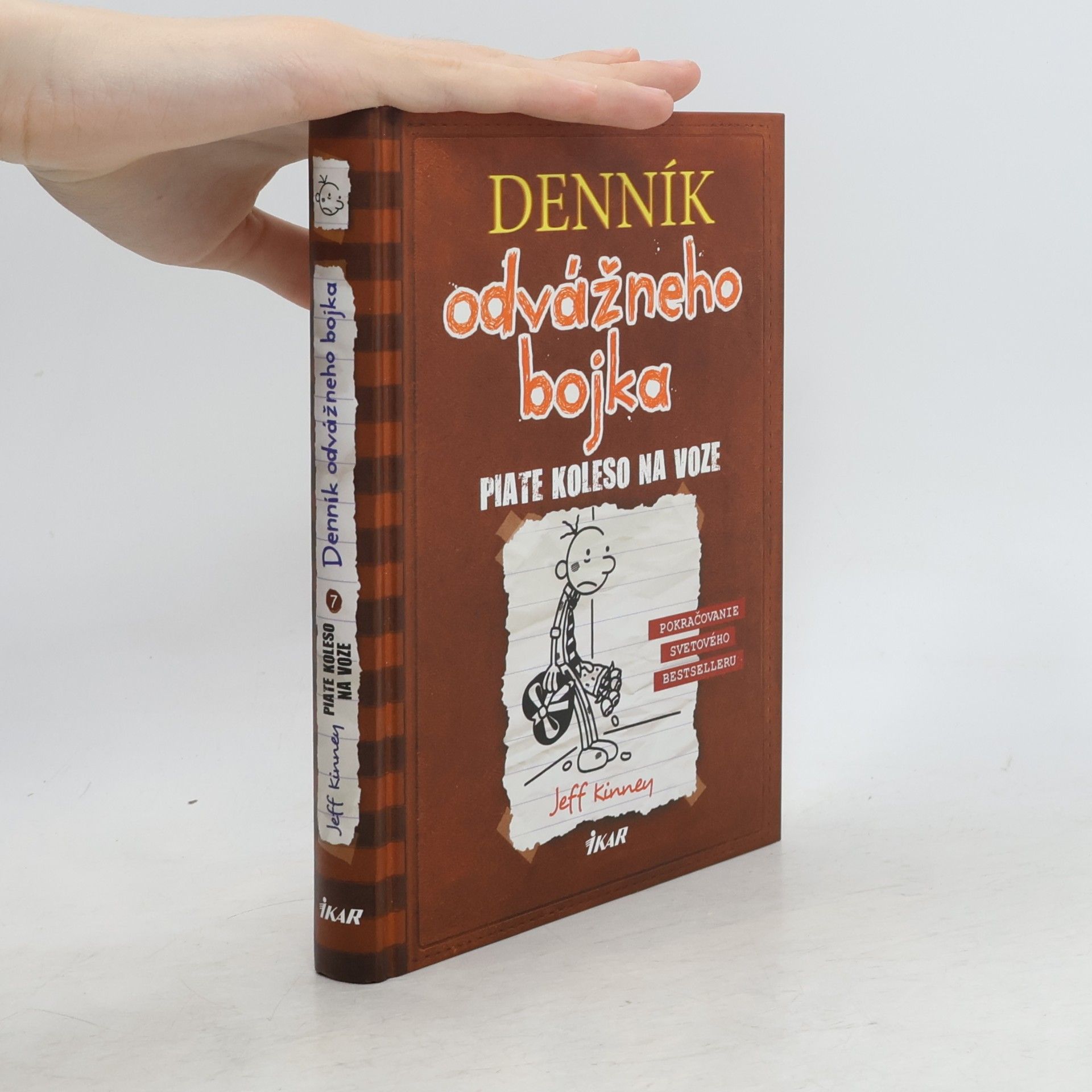 Jeff Kinney Denník odvážneho bojka 7. Piate koleso na voze