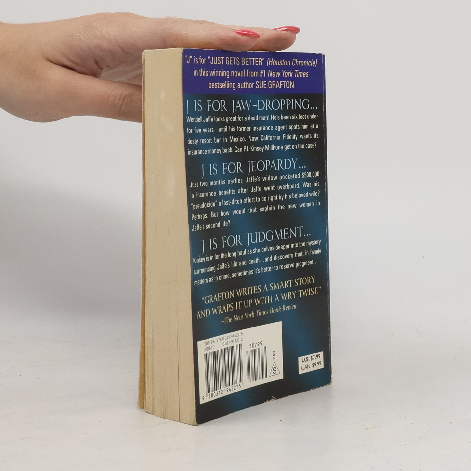 Sue Grafton J Is for Judgment: A Kinsey Millhone Novel