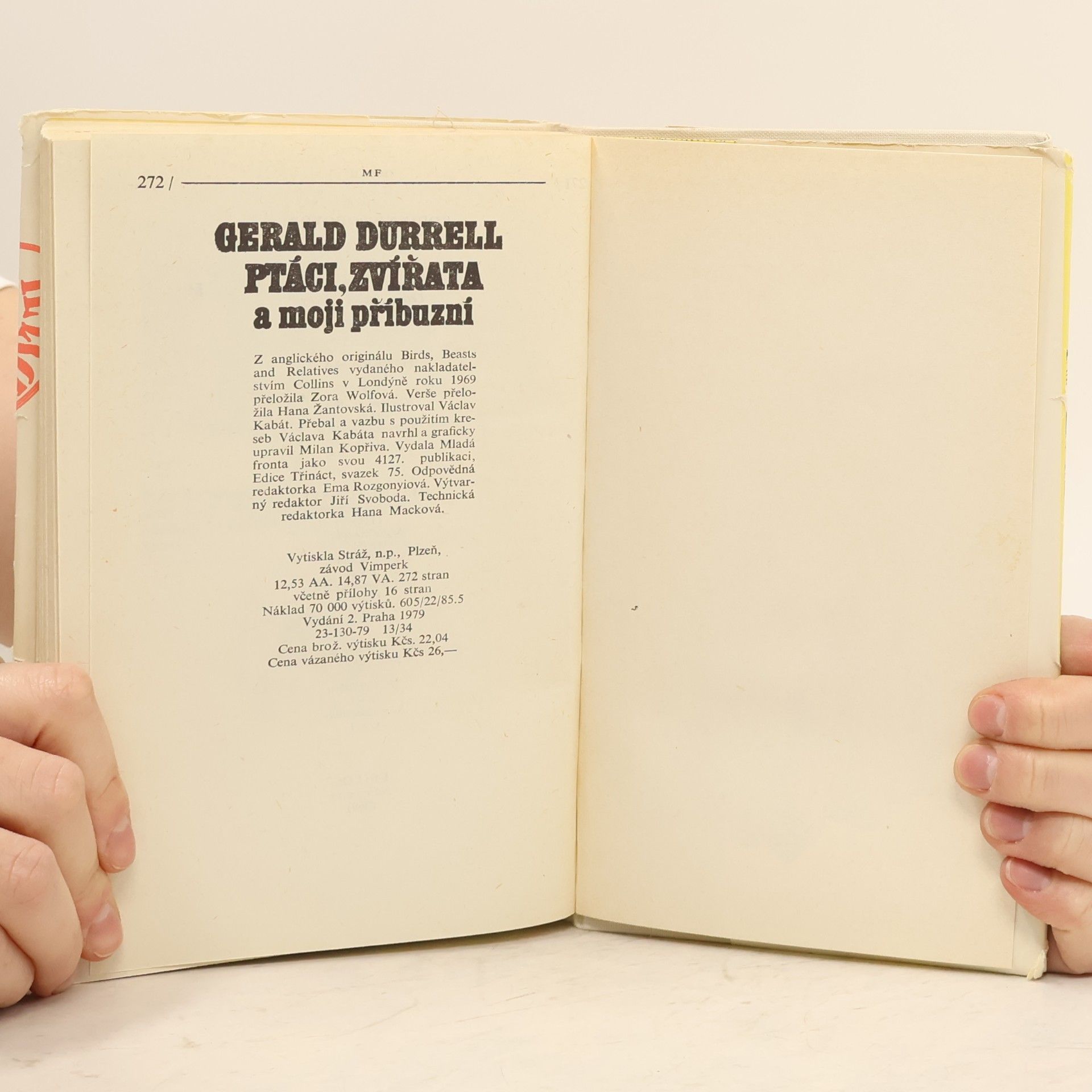 Gerald Durrell Ptáci, zvířata a moji příbuzní