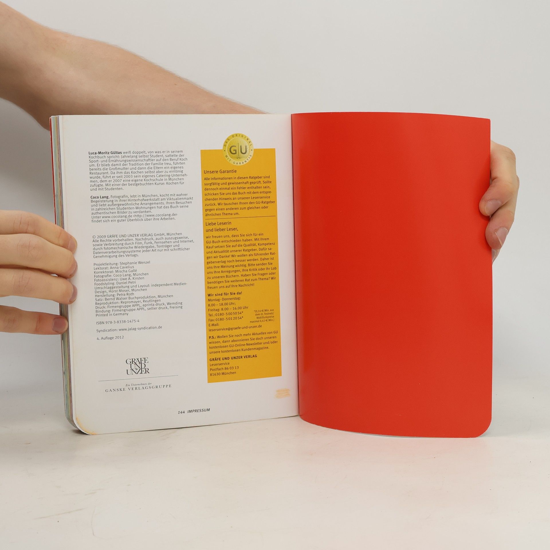 Luca-Moritz Gültas Studenten Kochbuch