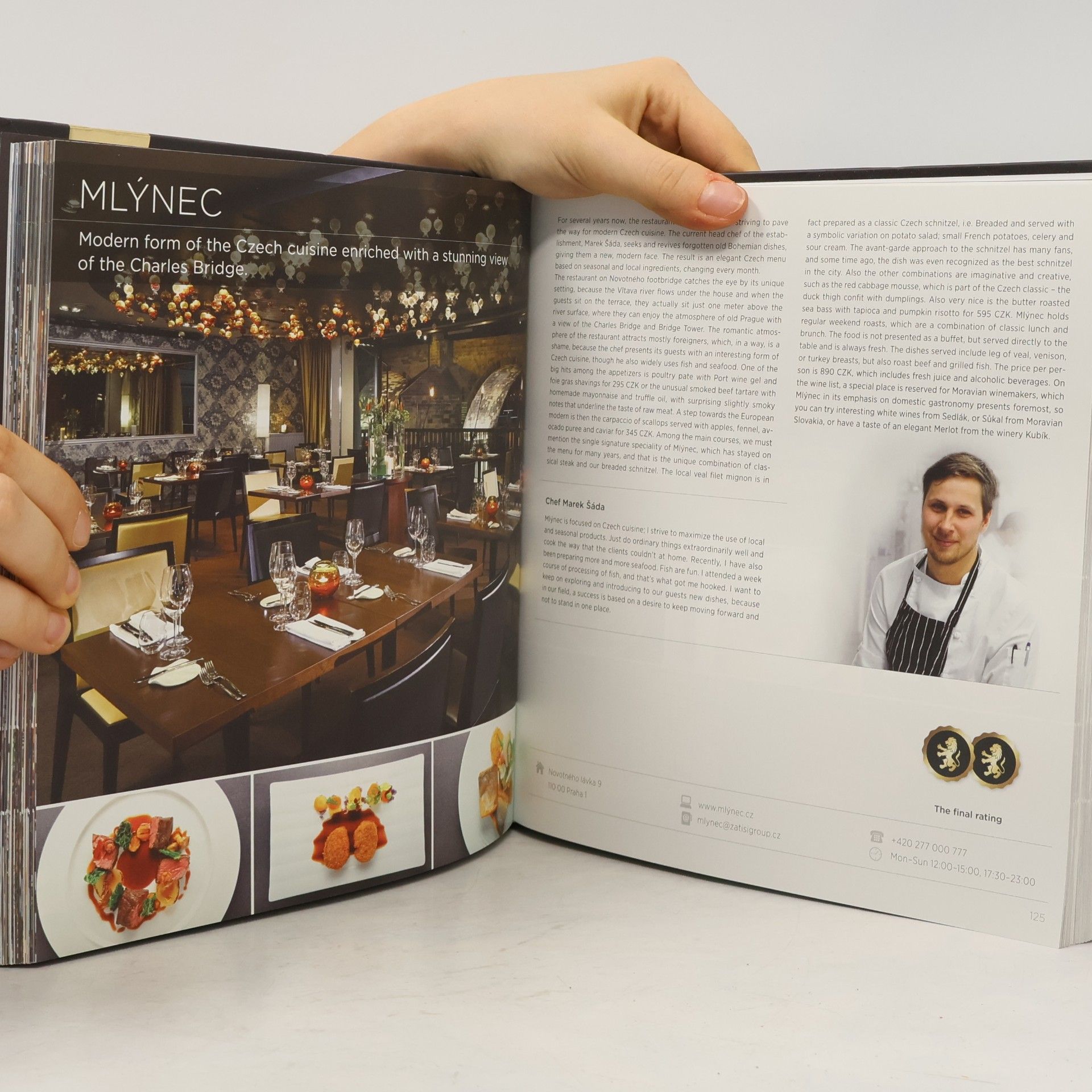 Kolektiv autorů The Best, Not Only Prague Restaurants : Rated with Golden Lions 2016/17