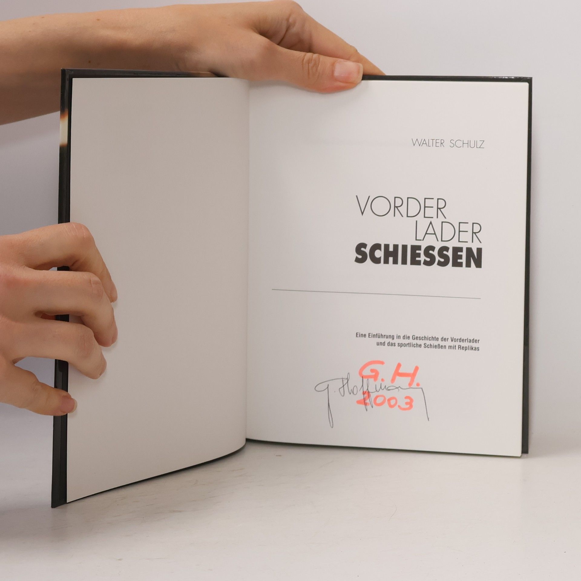 Walter Schulz Vorder Lader Schiessen