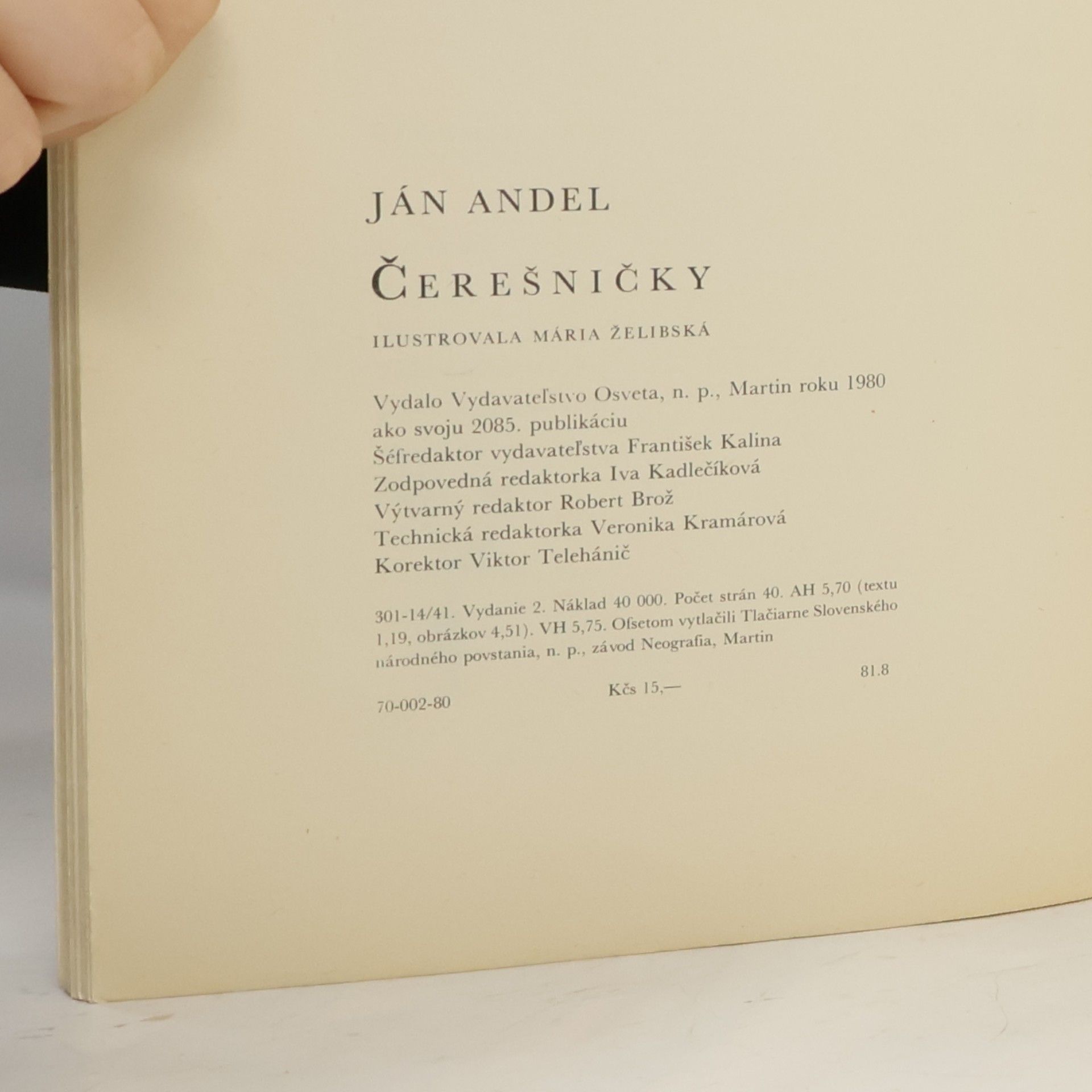Ján Andel Čerešničky