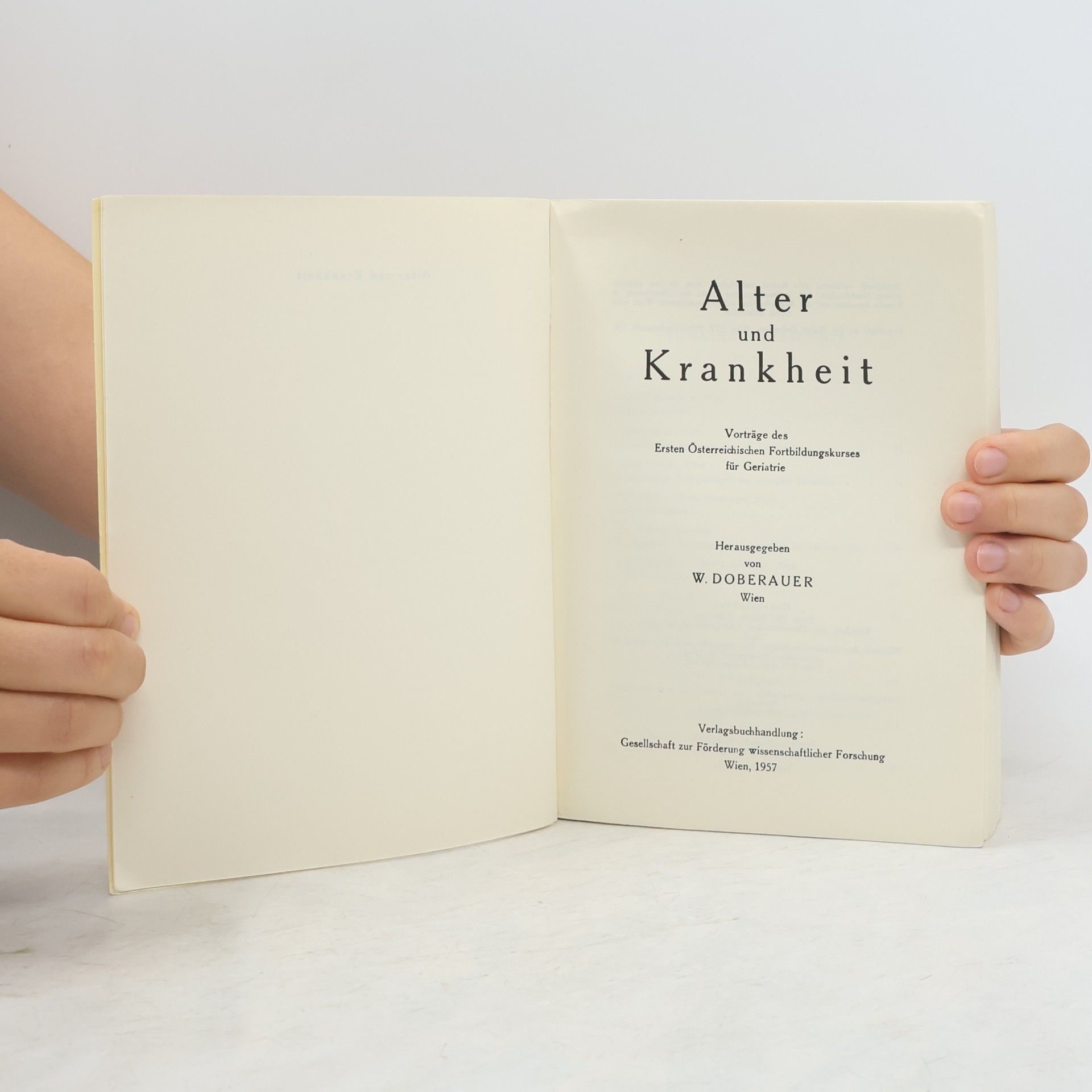 W. Doberauer Alter und Krankheit