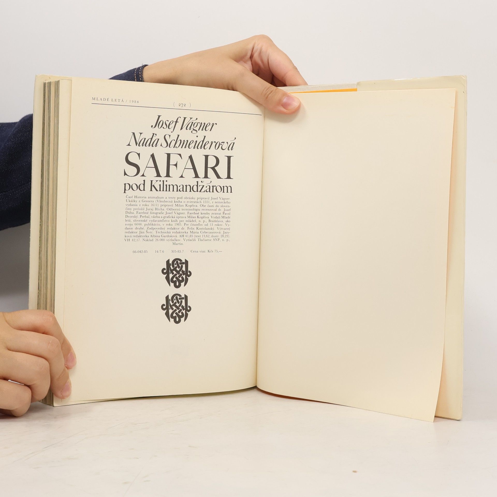 Josef Vágner Safari pod Kilimandžárom