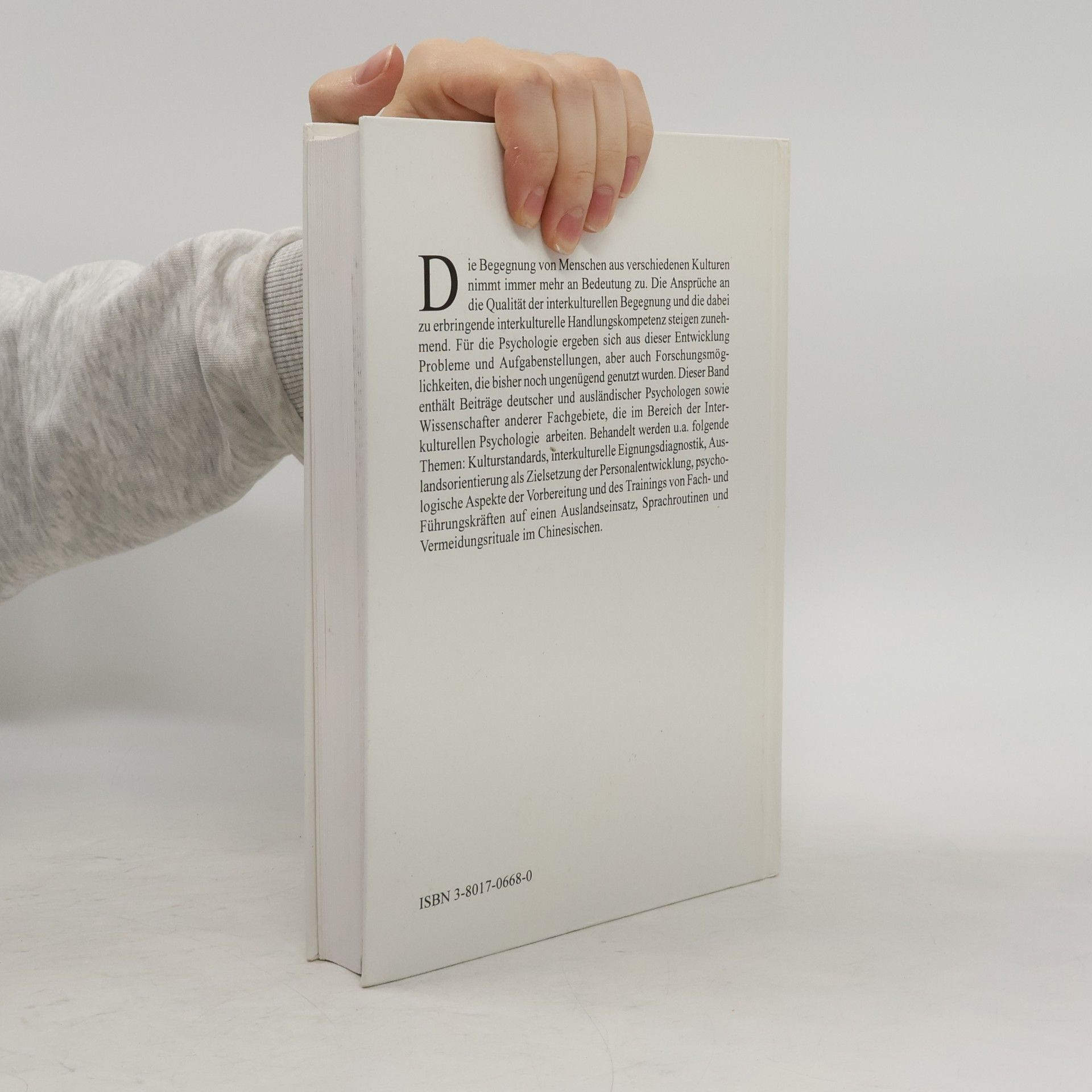 Alexander Thomas Psychologie interkulturellen Handelns