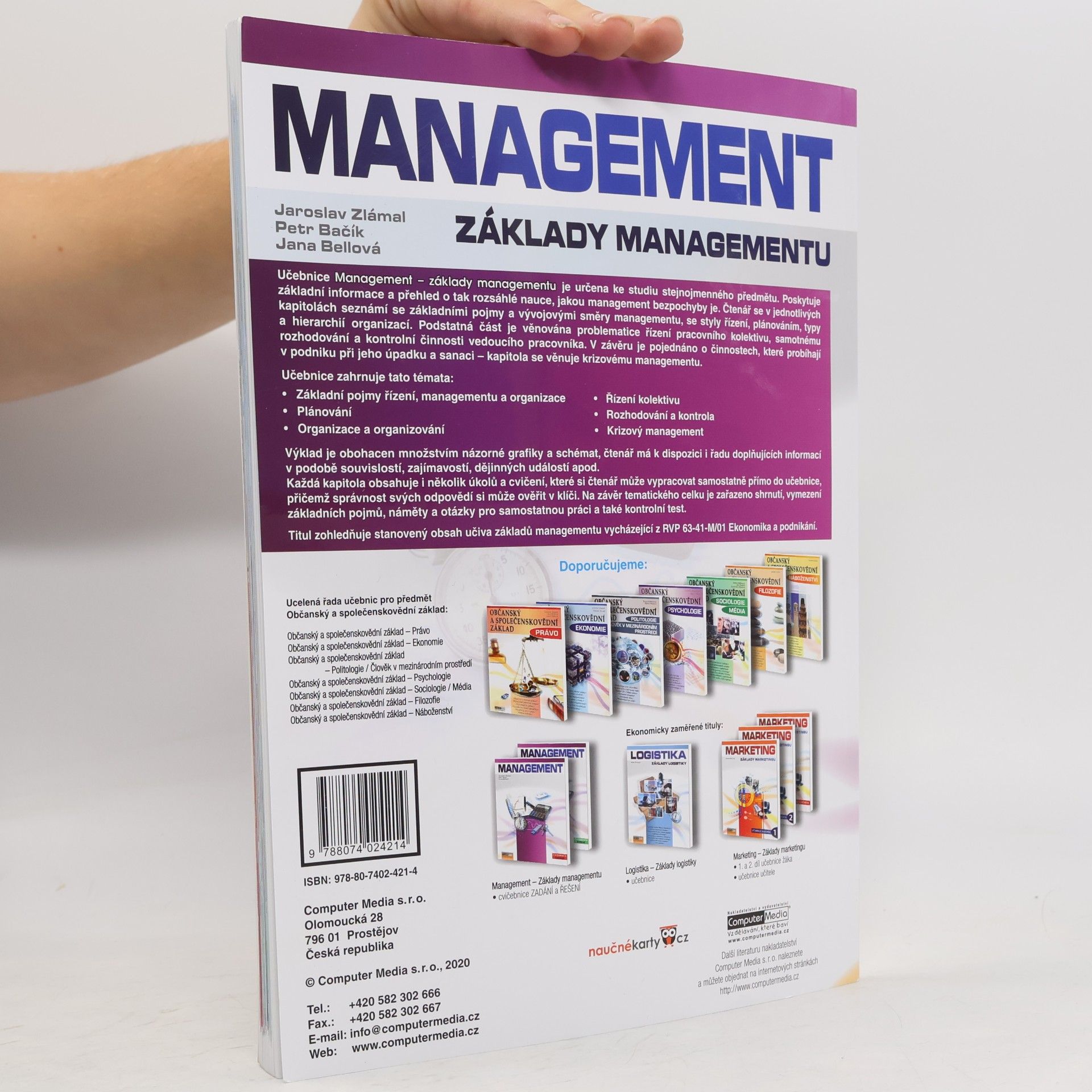 Jaroslav Zlámal Management : základy managementu