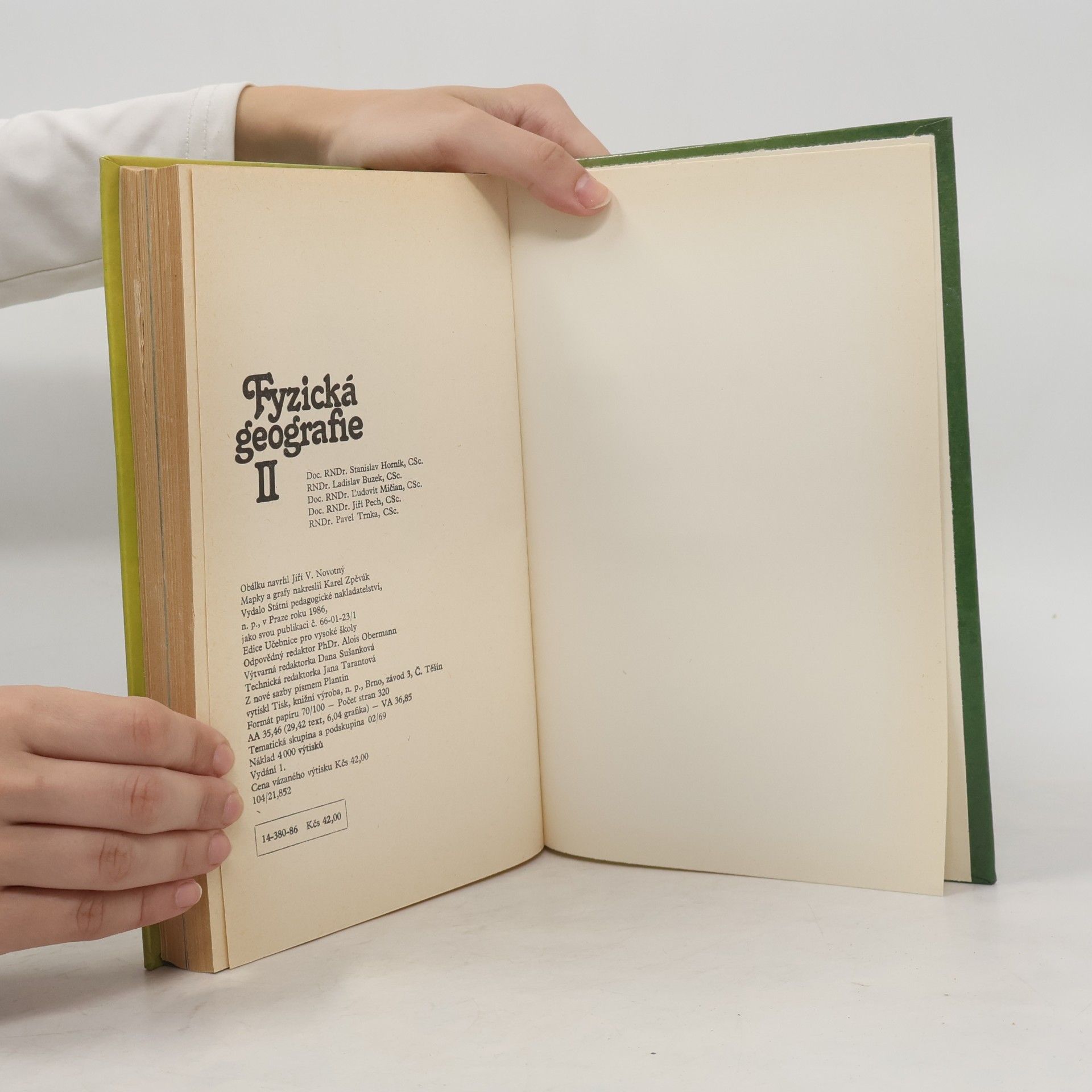 Stanislav Horník Fyzická geografie II.