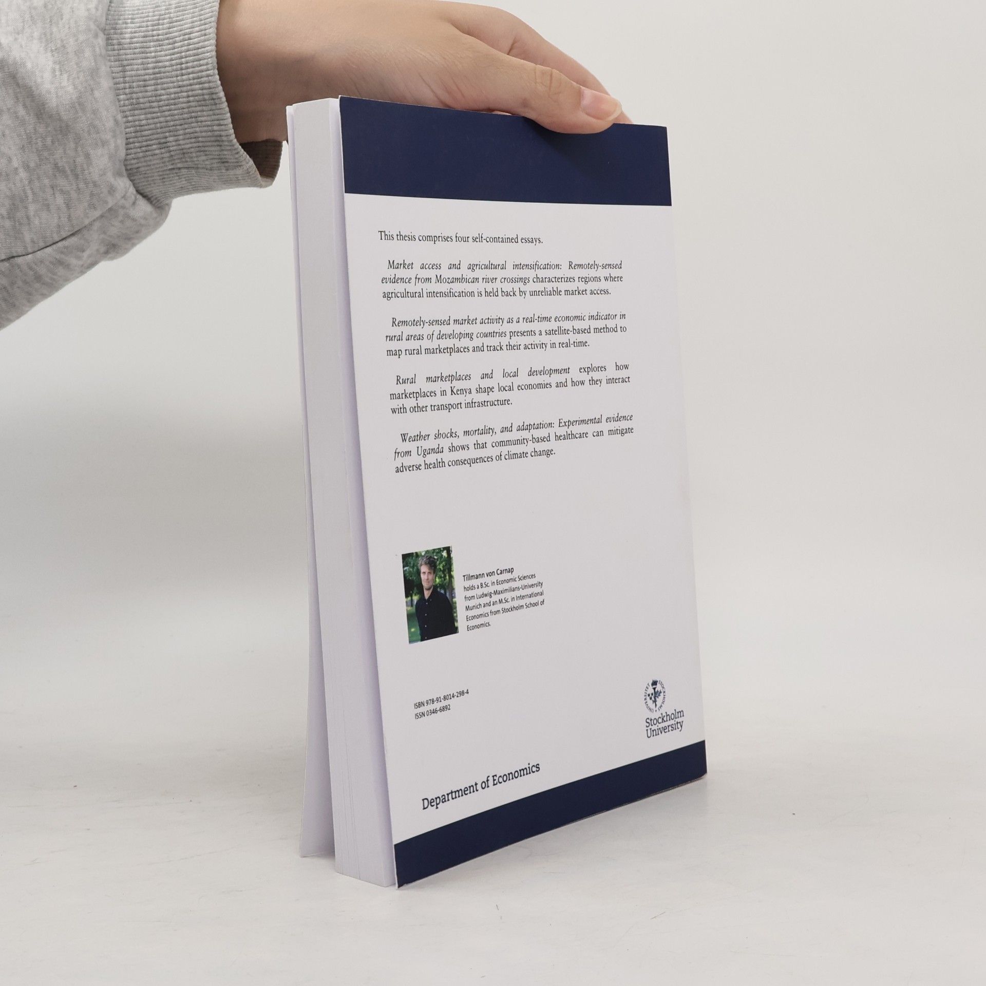 Tillmann von Carnap Markets and Marketplaces 120