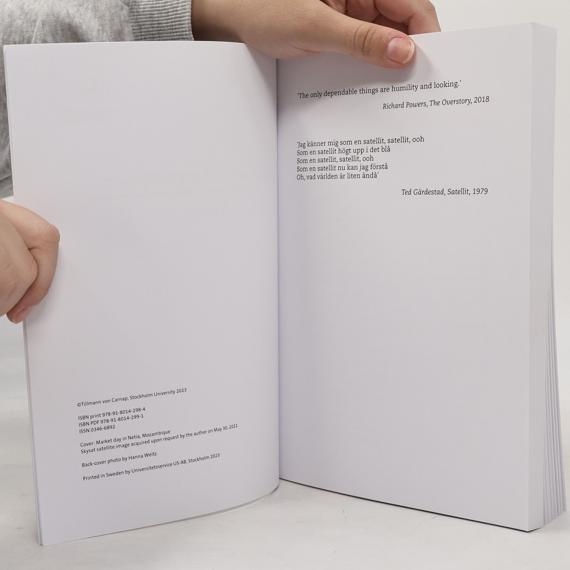 Tillmann von Carnap Markets and Marketplaces 120
