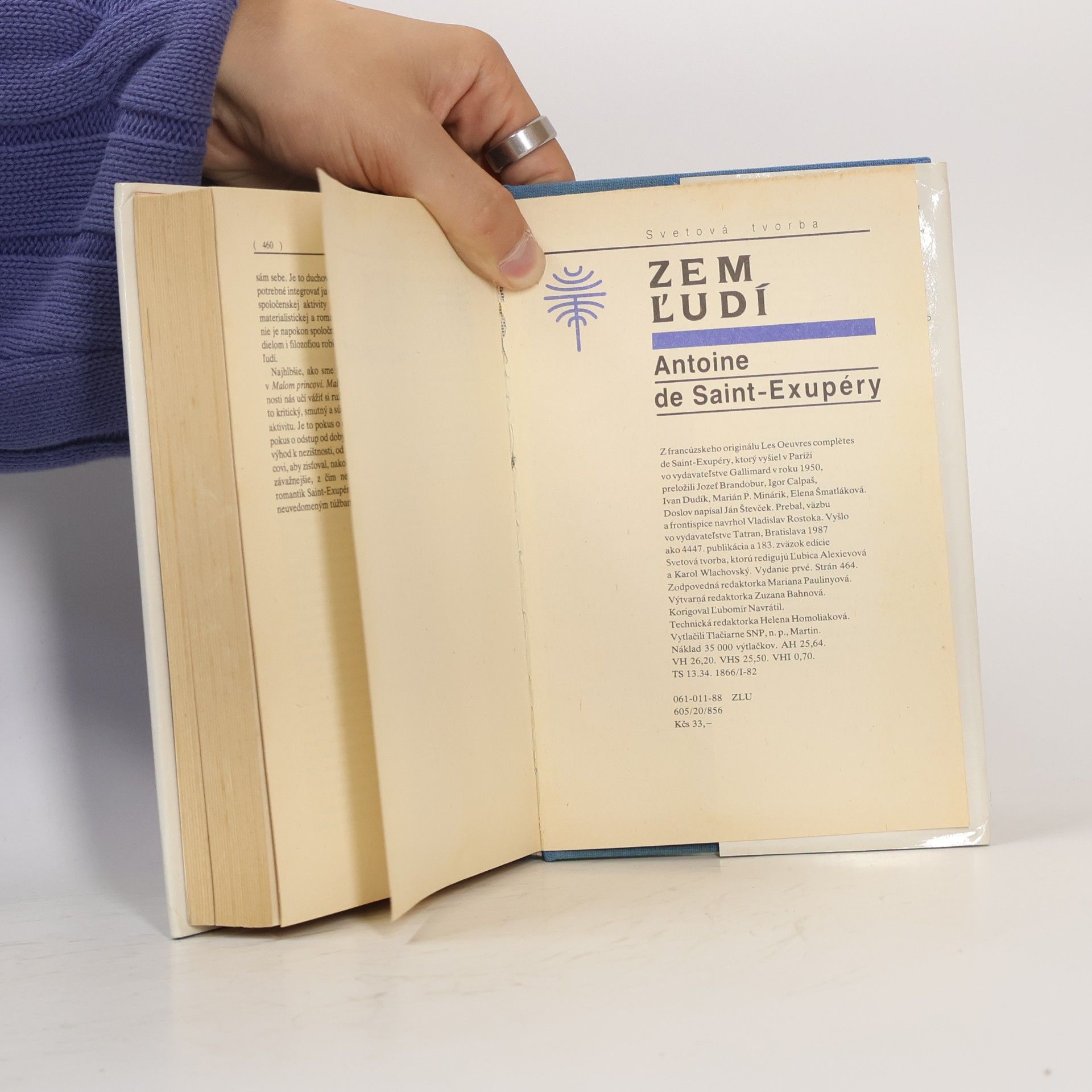 Antoine de Saint-Exupéry Zem l'udí
