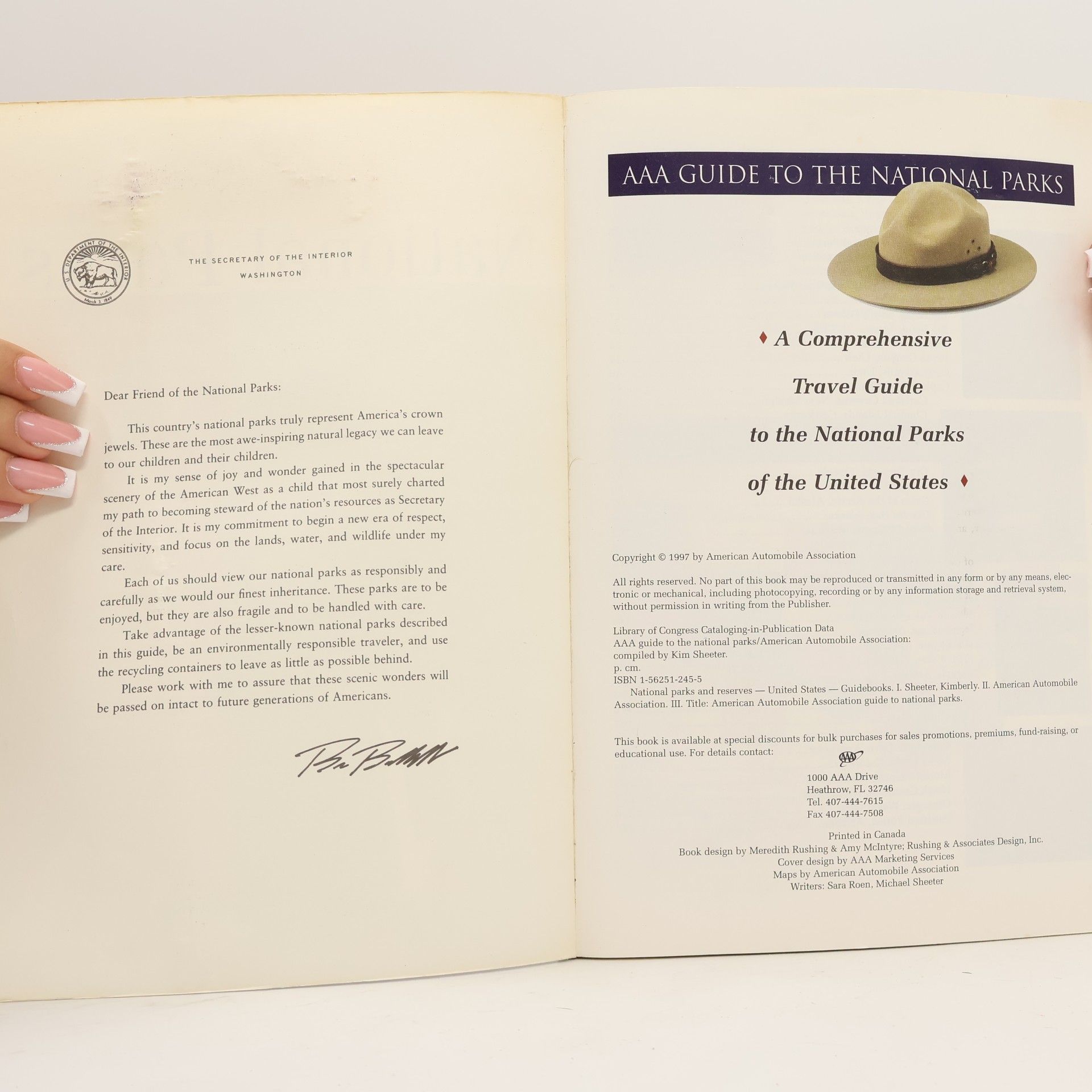 American Automobile Association AAA Guide to the National Parks