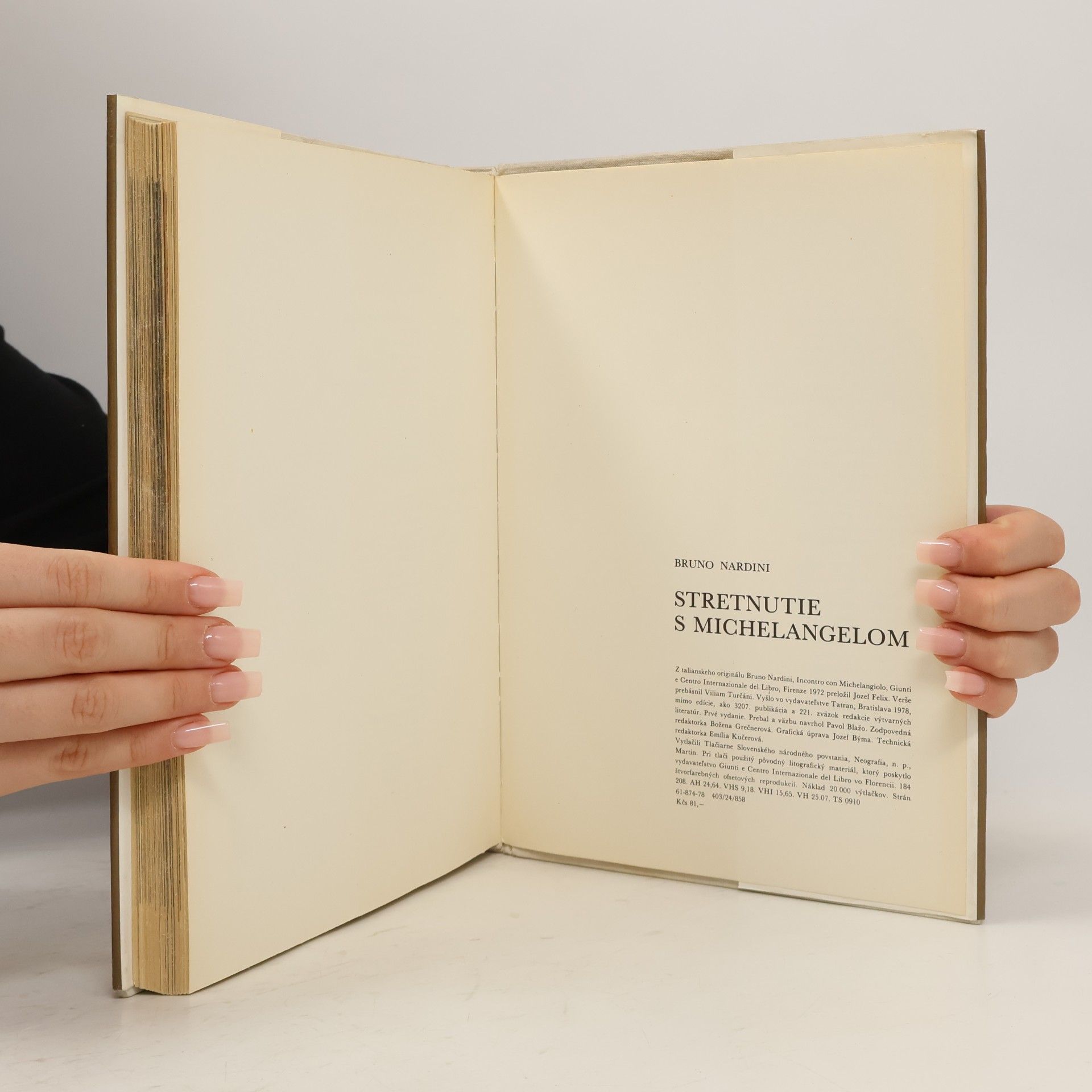 Bruno Nardini Stretnutie s Michelangelom