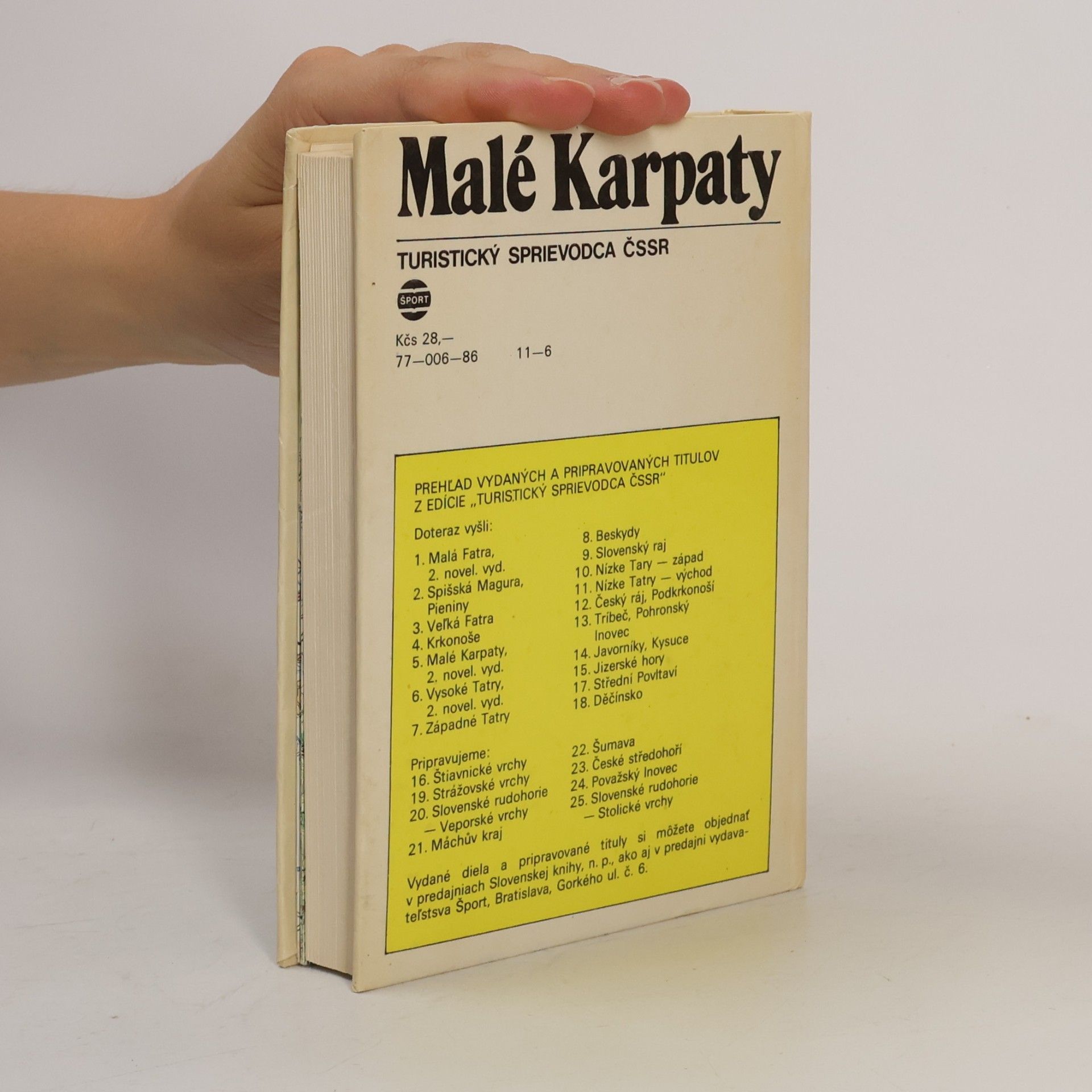 Jozef Szomolányi Malé Karpaty