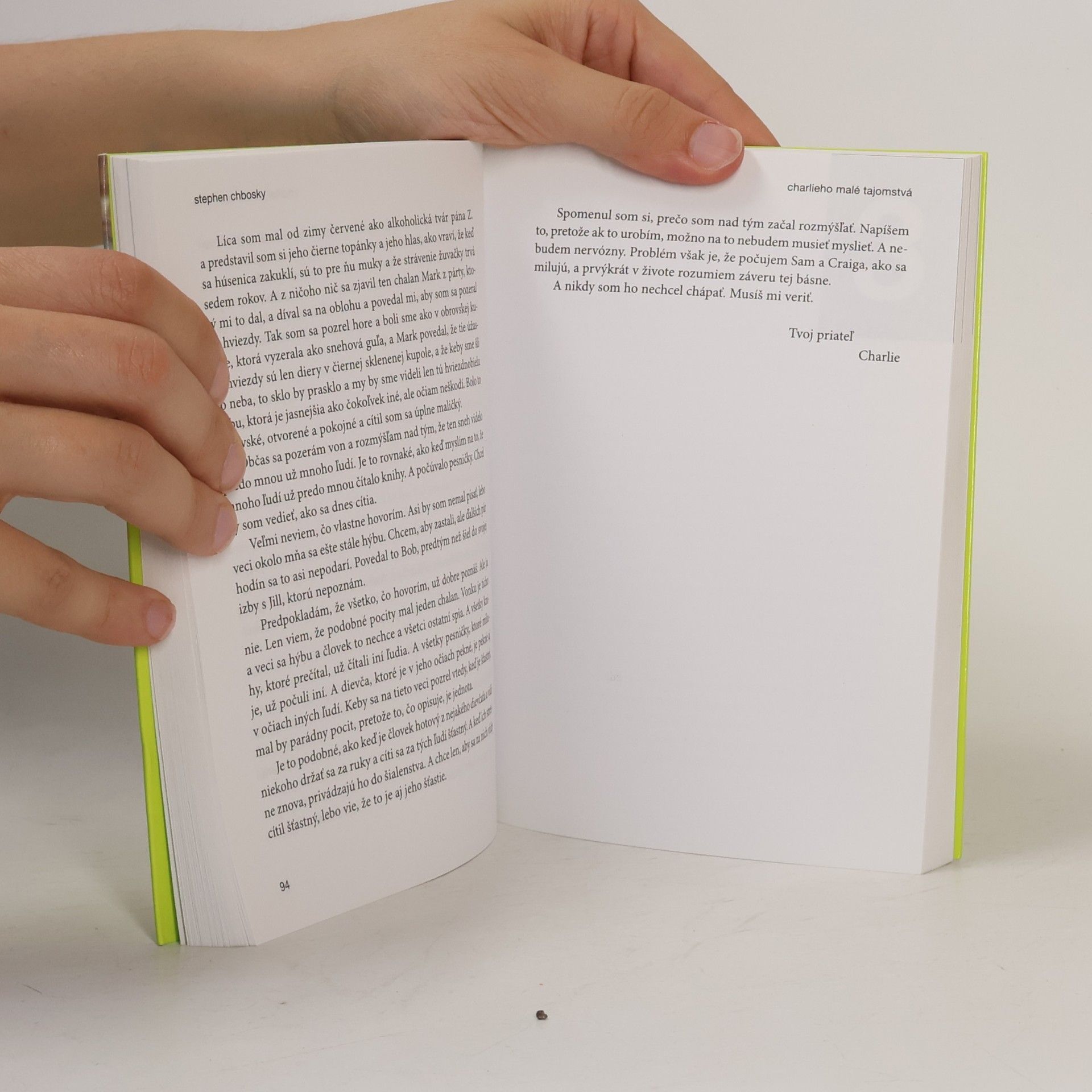 Stephen Chbosky Charlieho malé tajomstvá