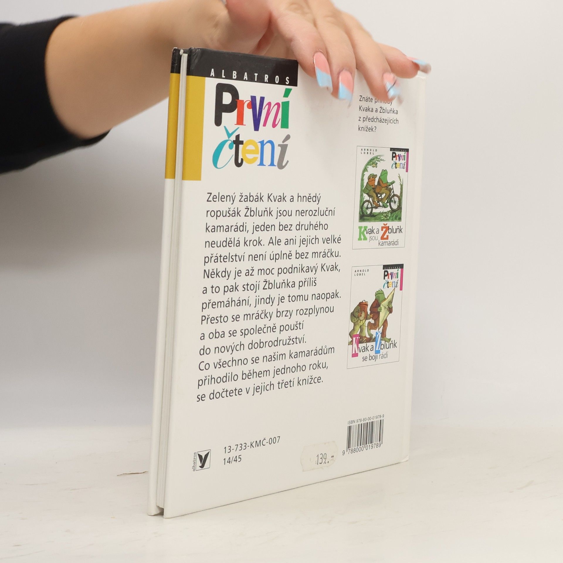 Arnold Lobel Kvak a Žbluňk od jara do Vánoc