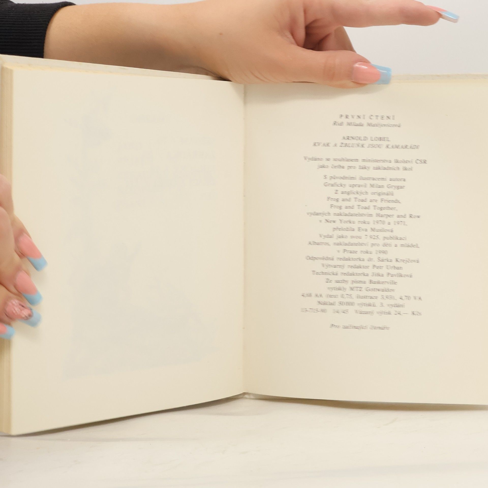 Arnold Lobel Kvak a Žbluňk jsou kamarádi