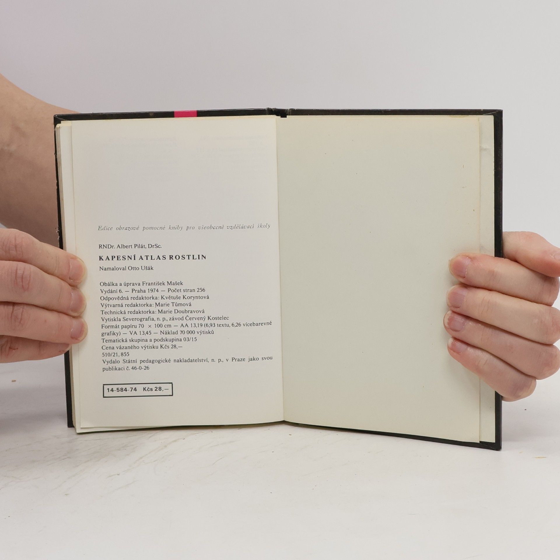 Otto Ušák Kapesní atlas rostlin