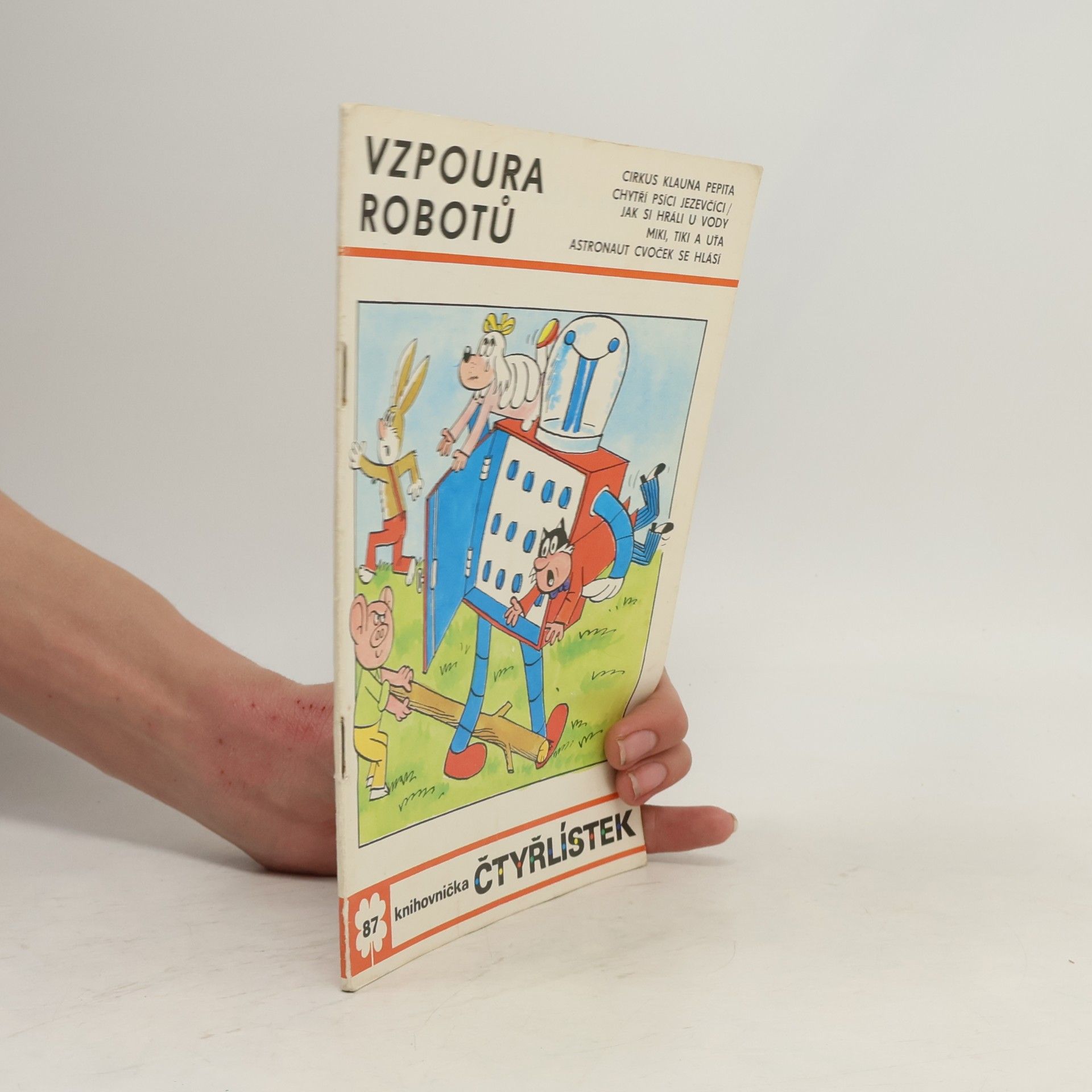 Jaroslav Němeček Čtyřlístek 87. Vzpoura robotů