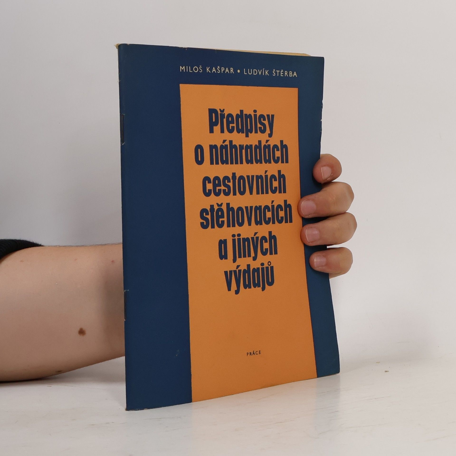Ludvík Štěrba Předpisy o náhradách cestovních stěhovacích a jiných výdajů