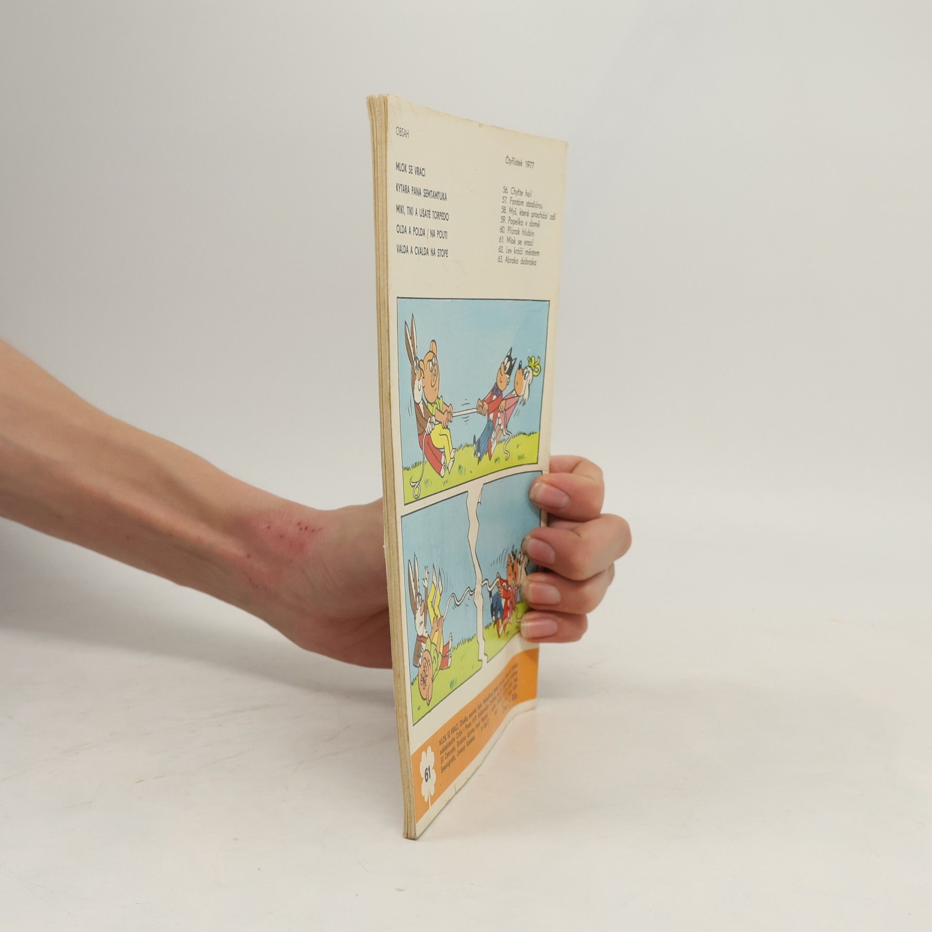Various authors Čtyřlístek 61. Mlok se vrací a čtyři další obrázkové příběhy