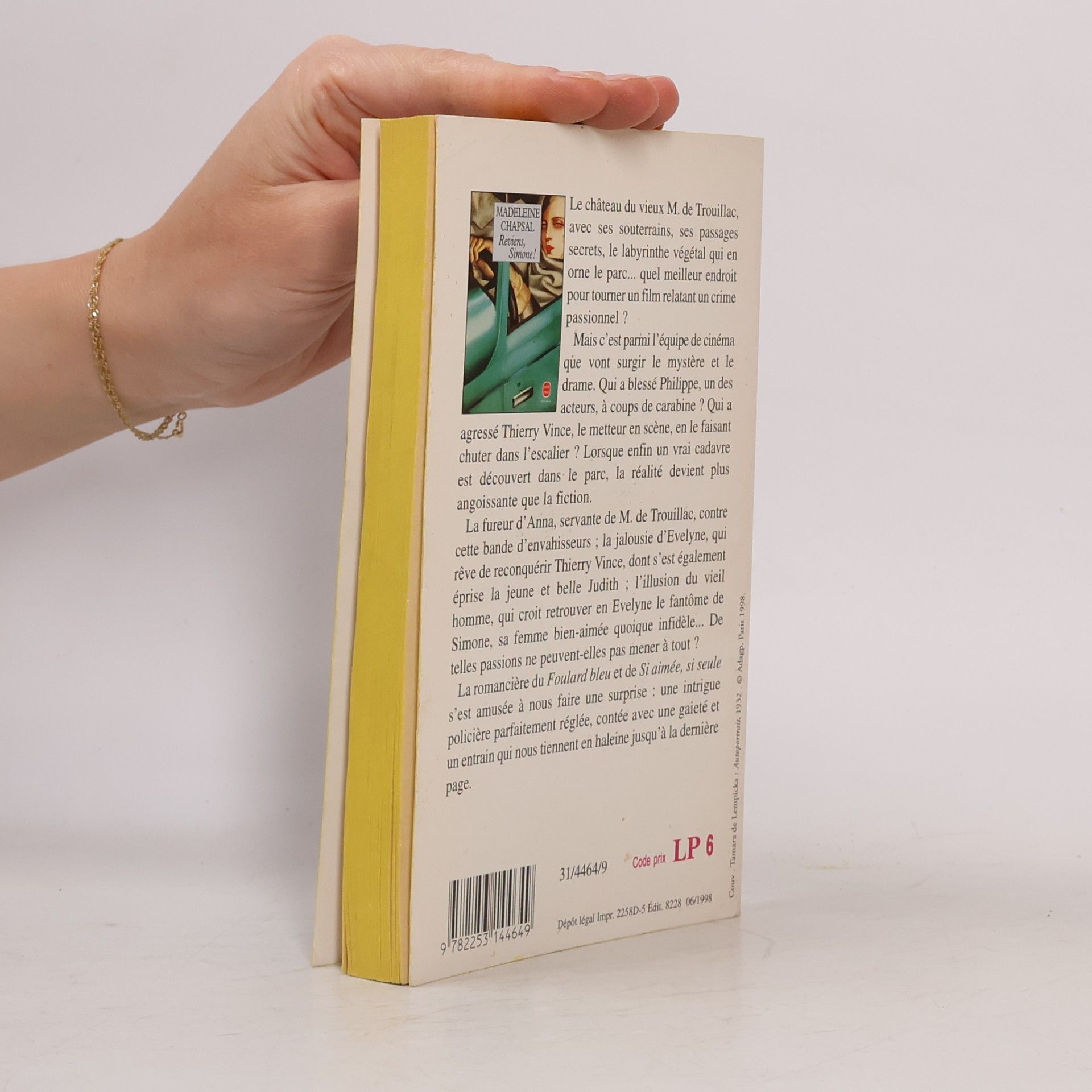 Madeleine Chapsal Livre de Poche - 6: Reviens, Simone! Texte intégral