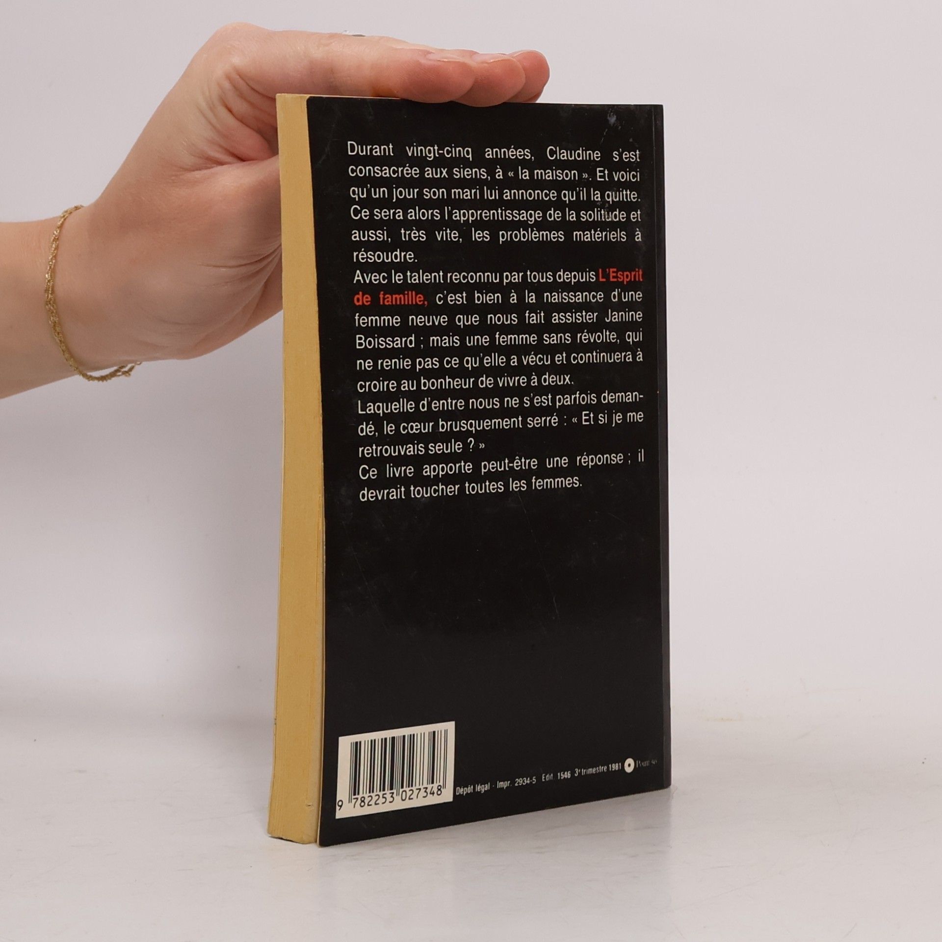 Janine Boissard Livre de Poche - 5544: Une femme neuve
