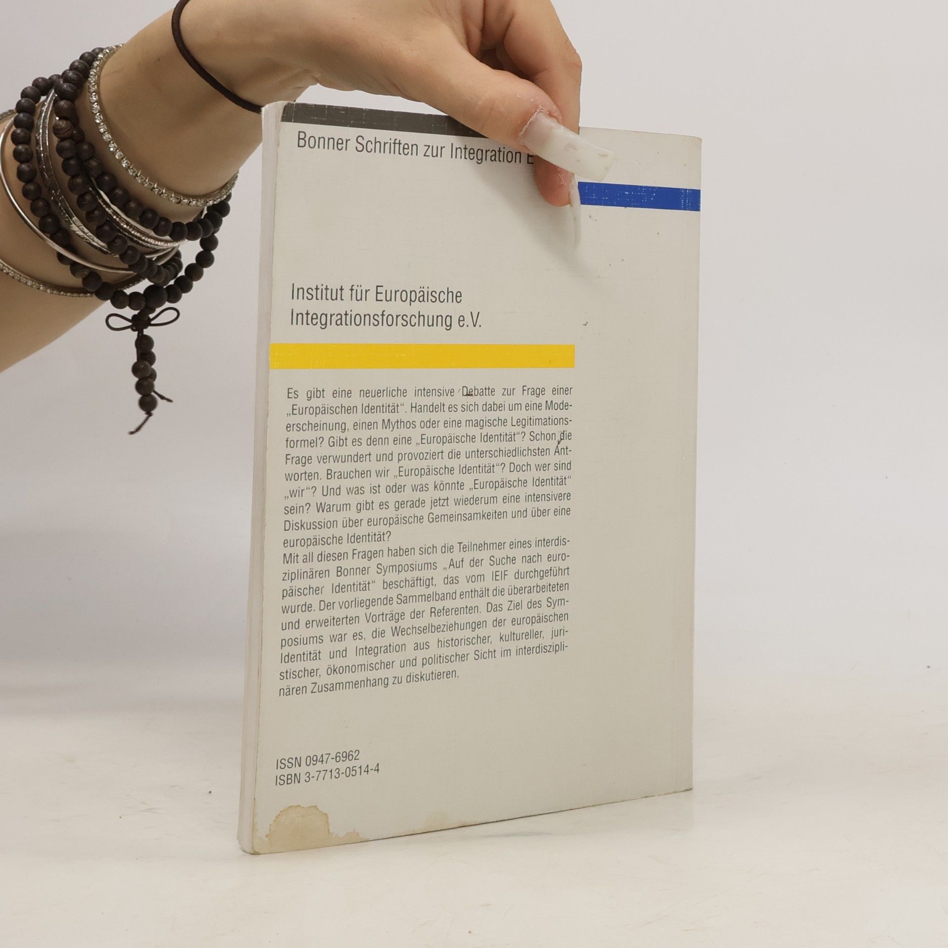 Wilhelm Henrichsmeyer Bonner Schriften zur Integration Europas - 5: Auf der Suche nach europäischer Identität