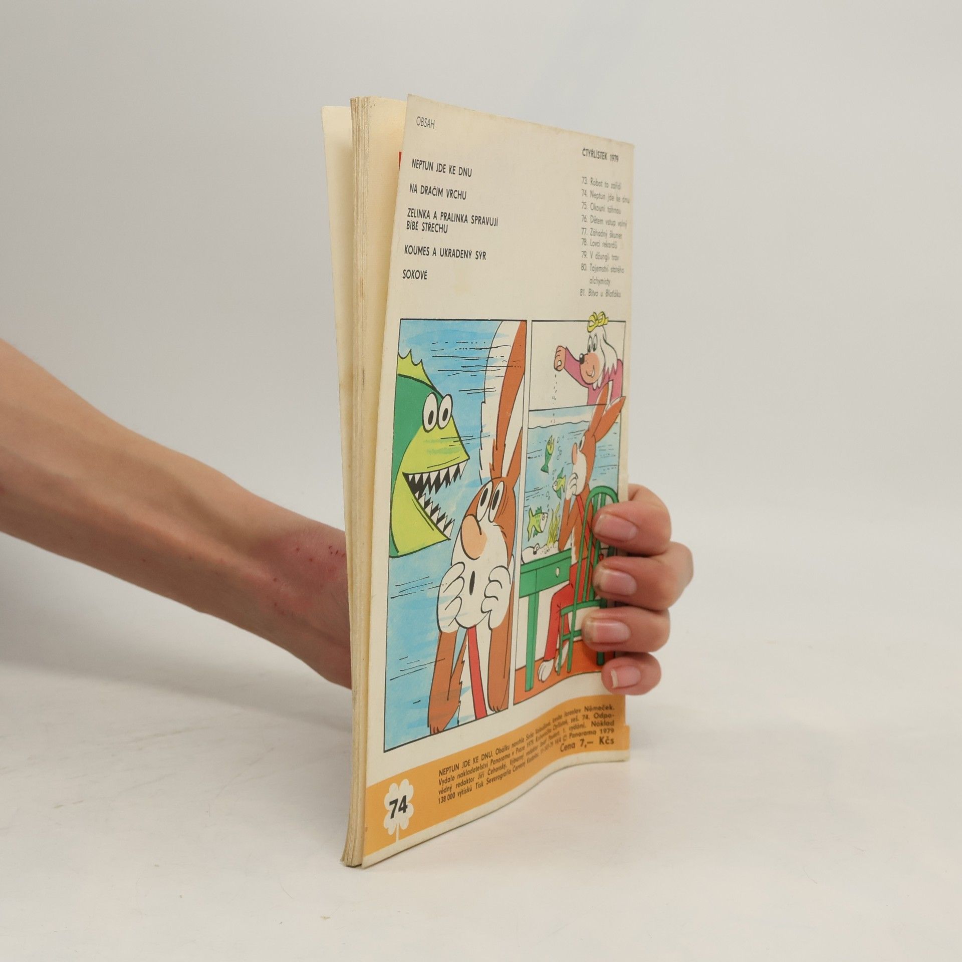 Various authors Čtyřlístek 74. Neptun jde ke dnu
