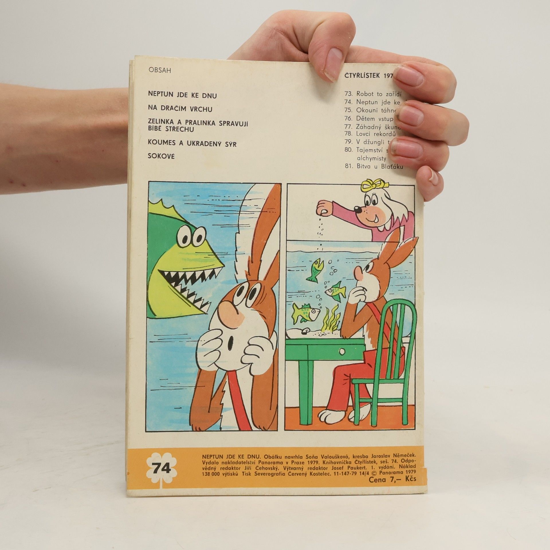 Various authors Čtyřlístek 74. Neptun jde ke dnu